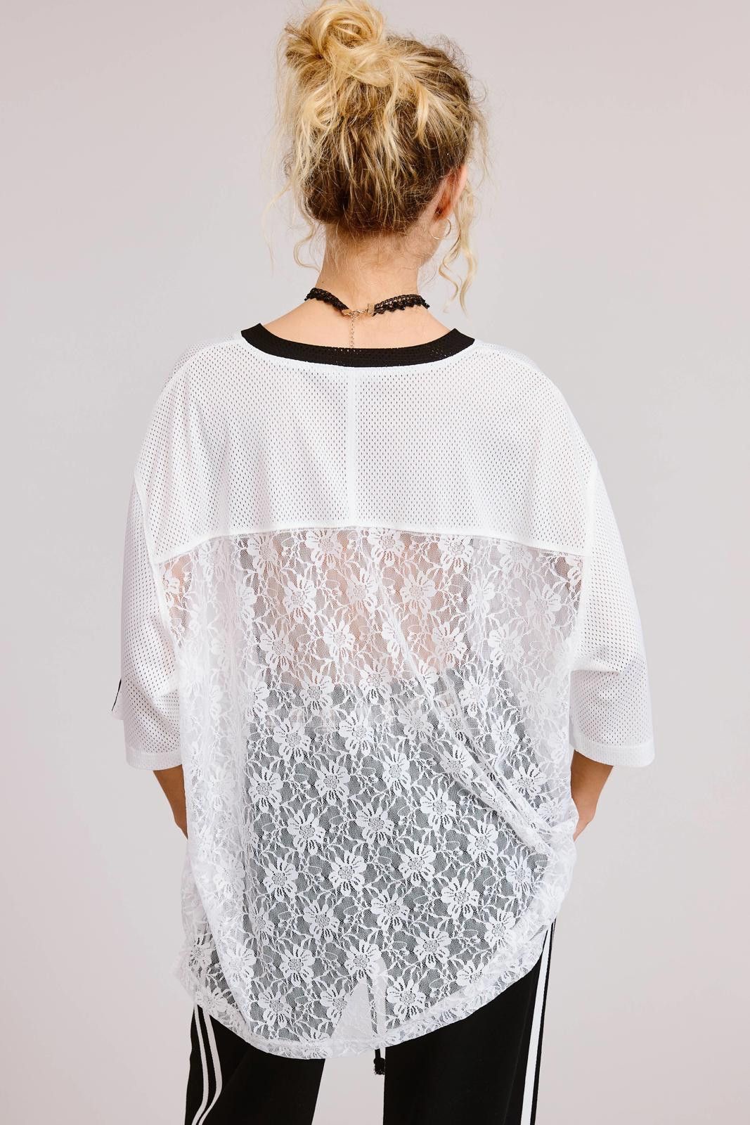 Other Sporty Chic Lace Number 85 Graphic Jersey Restocked!! Size S / US 4 / IT 40 - 6 Thumbnail