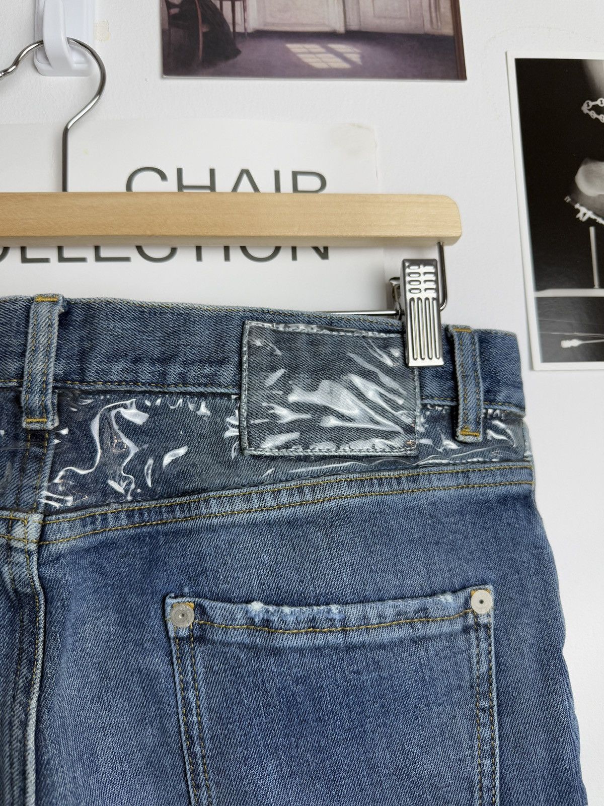Designer × Maison Margiela Maison Margiela transparent denim jeans pants 33 archive drip Size US 33 - 5 Thumbnail