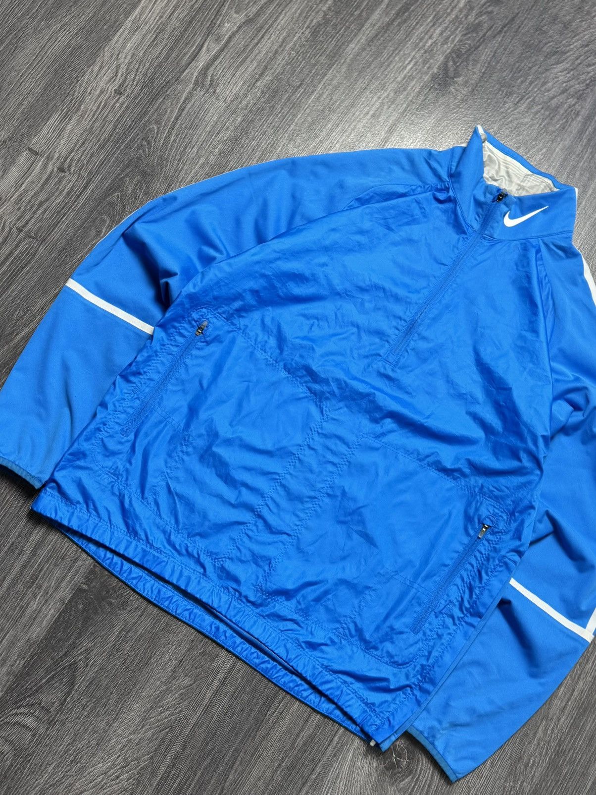 Nike × Vintage Vintage Nike Anorak White Jacket 1/4 Zip Size US M / EU 48-50 / 2 - 2 Thumbnail