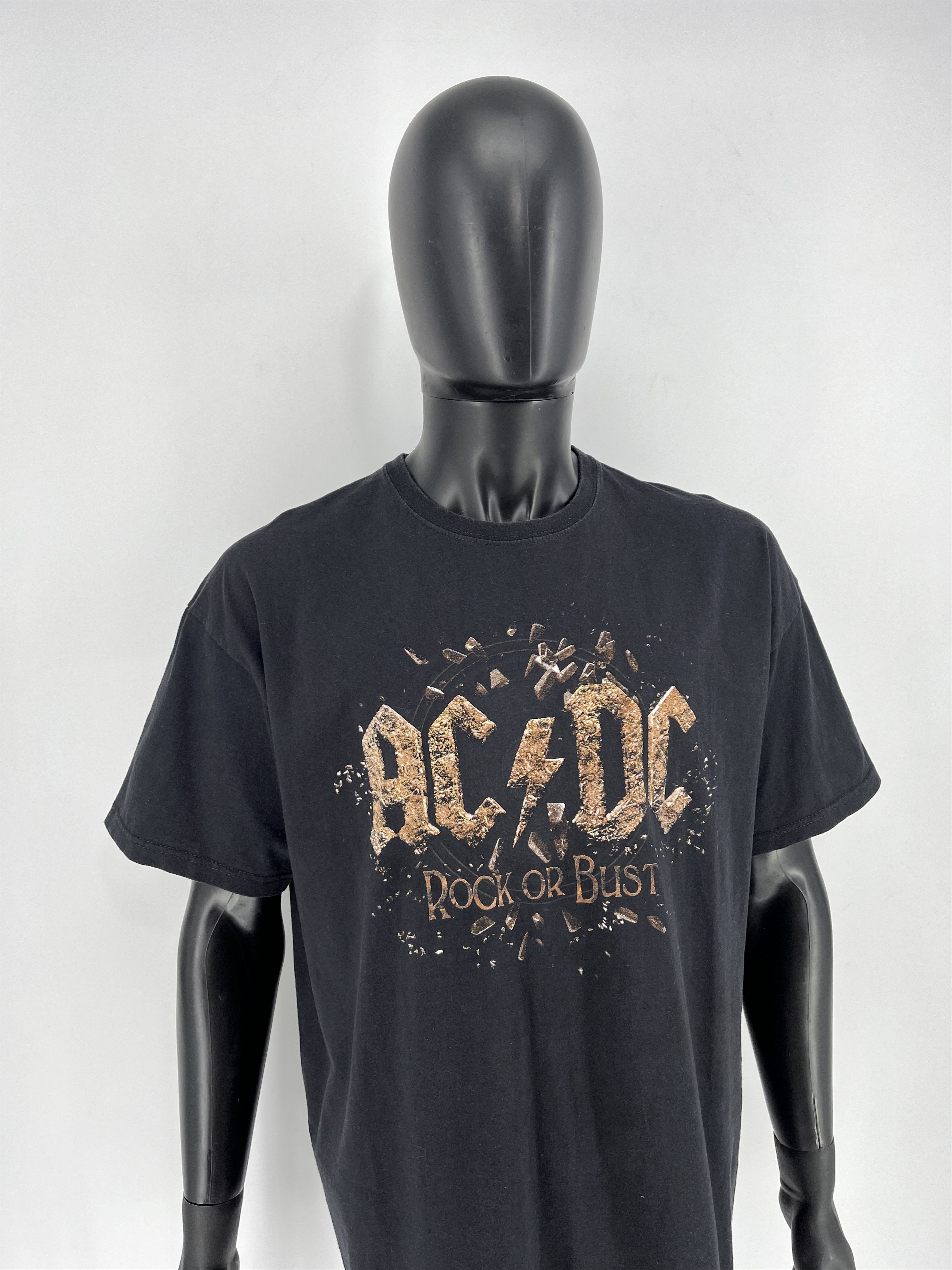 Band Tees × Vintage ACDC Rock or Bust Heavy Metal Rock T-Shirt Like Size US XXL / EU 58 / 5 - 3 Thumbnail