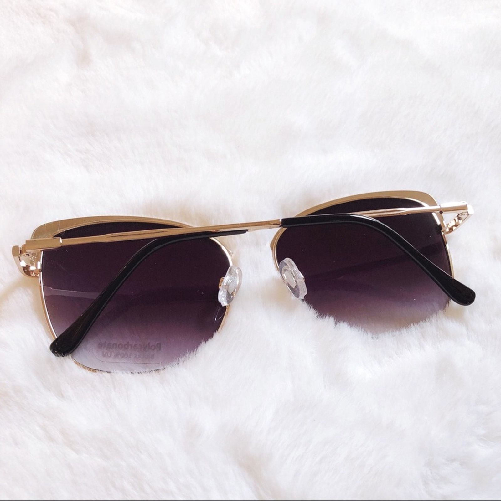 Other Robbie Black Full Rim Retro Cat Eye Sunglasses Size ONE SIZE - 11 Thumbnail