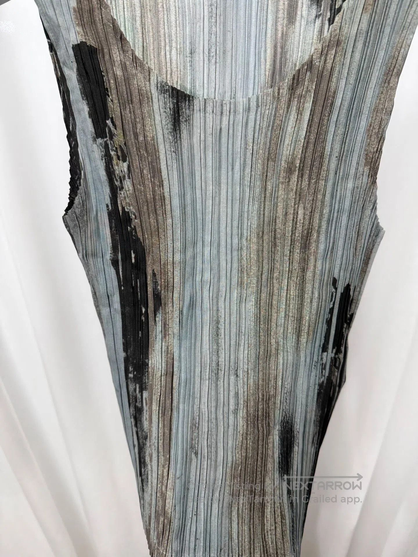 Issey Miyake Issey Miyake Ink Wash Burned Pleated Tank. Size US M / EU 48-50 / 2 - 4 Thumbnail