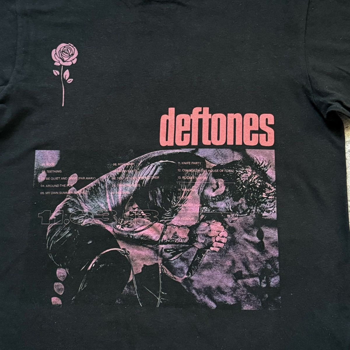 Band Tees deftones black T-Shirt Size US M / EU 48-50 / 2 - 9 Thumbnail