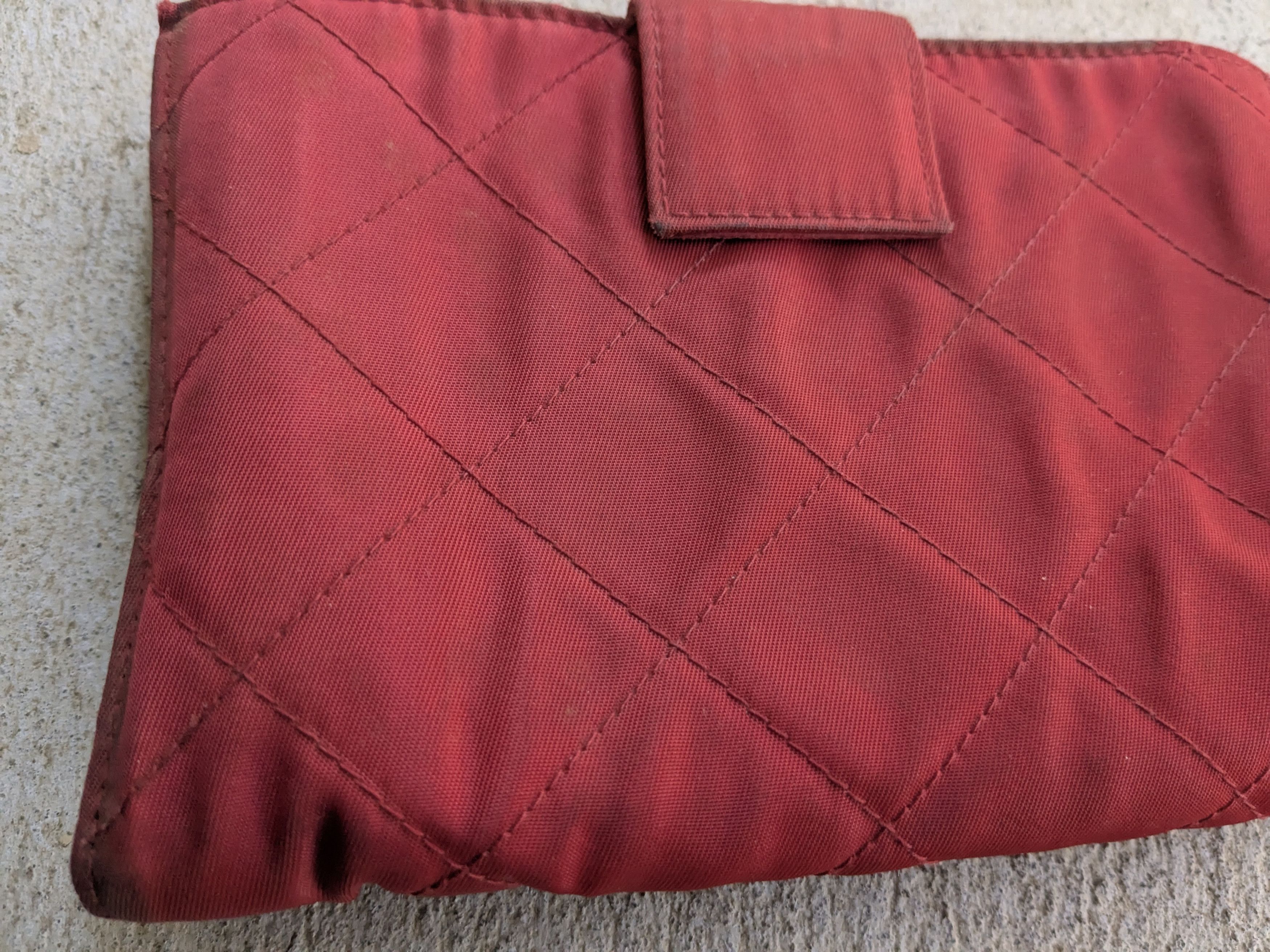 Prada Prada Wallet Red Quilted Nylon Leather Bifold Cardholder Y2K Size ONE SIZE - 7 Thumbnail