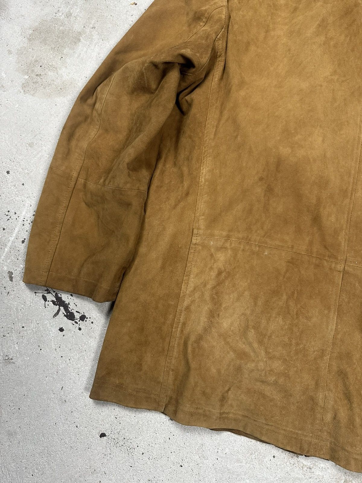Hugo Boss Hugo Boss Goat Skin Leather Suede Jacket Distressed Size US XL / EU 56 / 4 - 16 Thumbnail