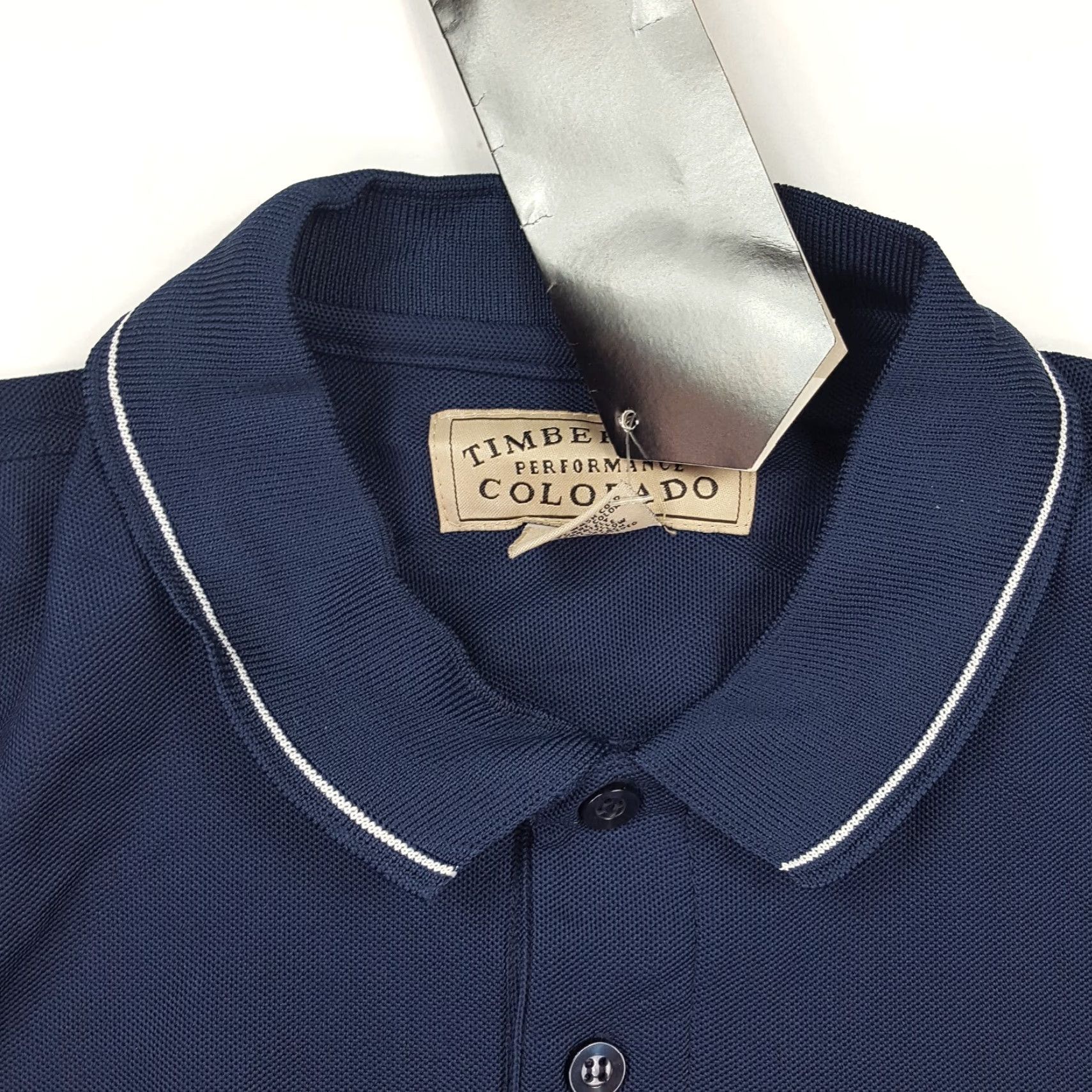 Vintage VINTAGE O'Charley's Golf Collared Navy Blue Men's L Short Sleeve Pullover Polo Shirt Size US L / EU 52-54 / 3 - 2 Thumbnail