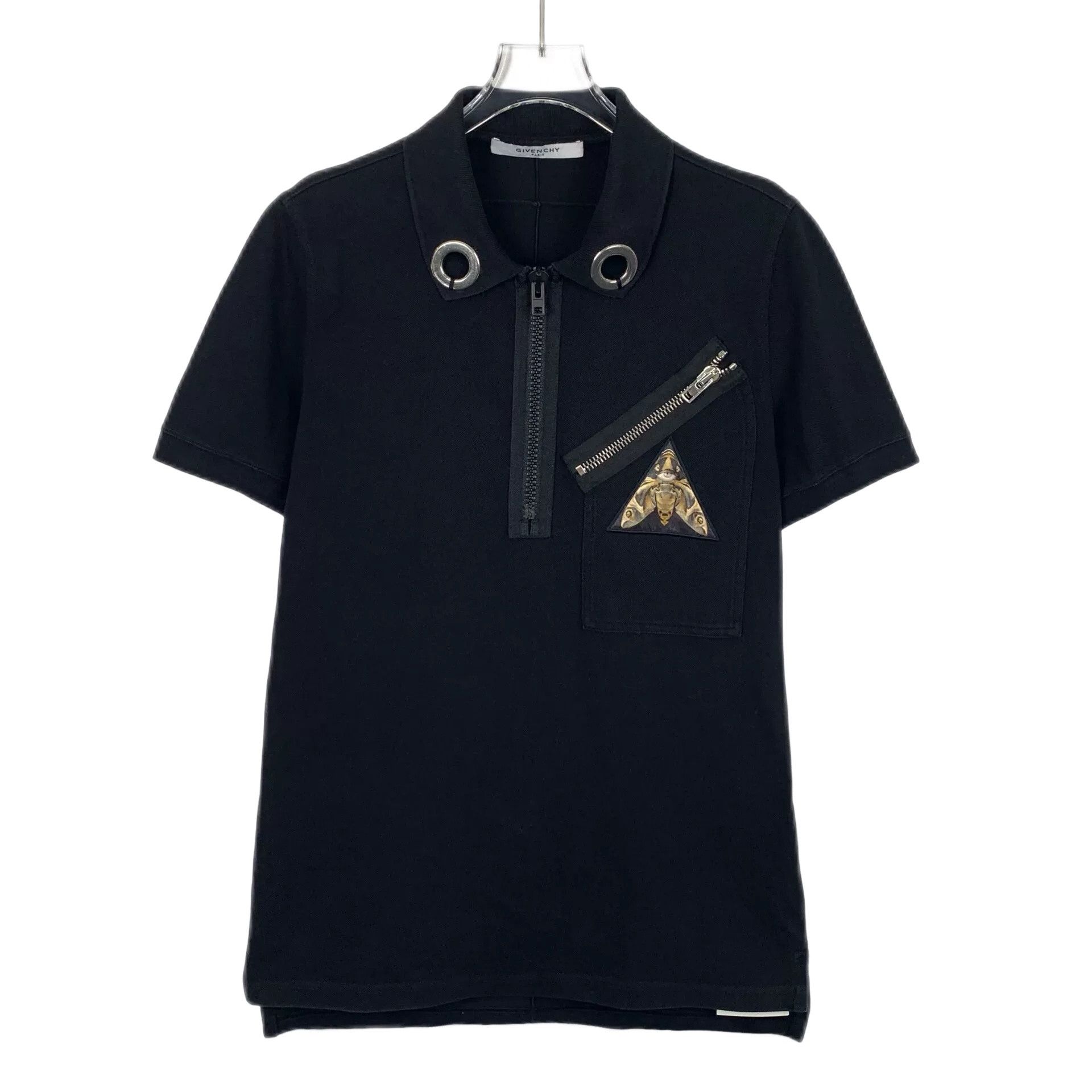 Givenchy Givenchy Ring Zip Moth Patch Polo Shirt XS Size US XS / EU 42 / 0 - 1 Thumbnail