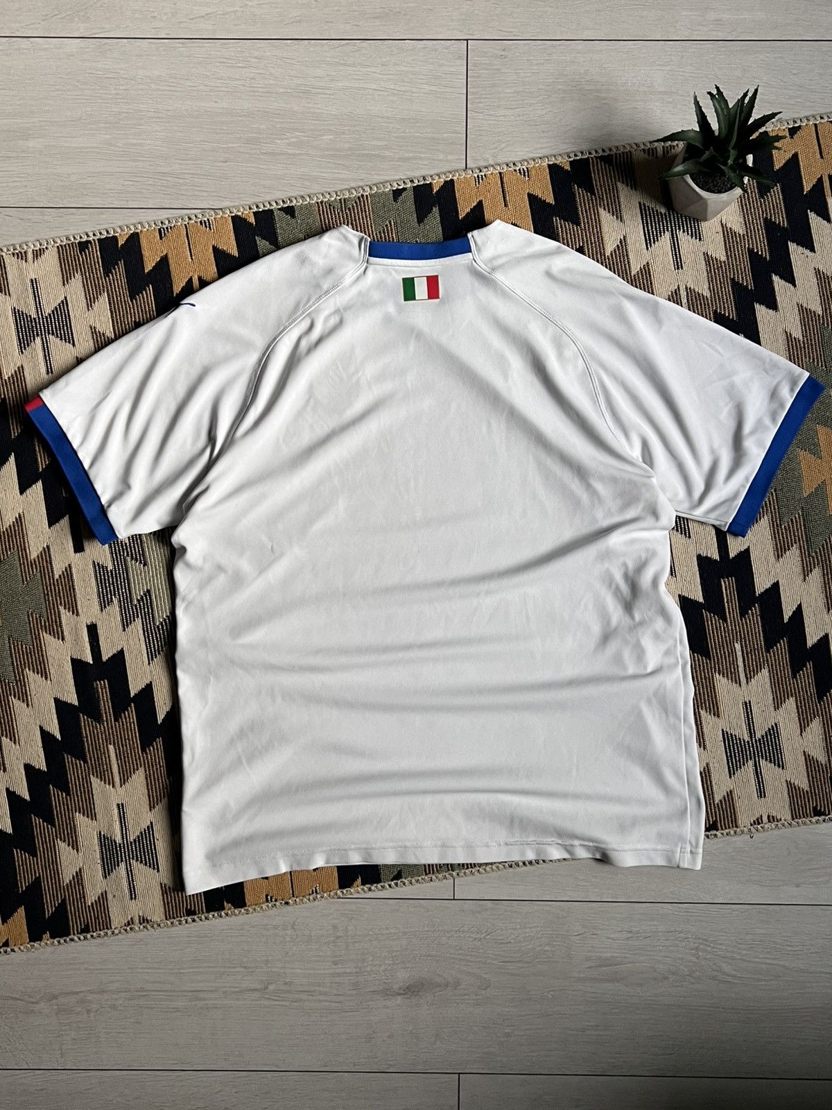 Puma × Vintage Vintage Puma Italy Blokecore Soccer Jersey Size US XL / EU 56 / 4 - 7 Thumbnail