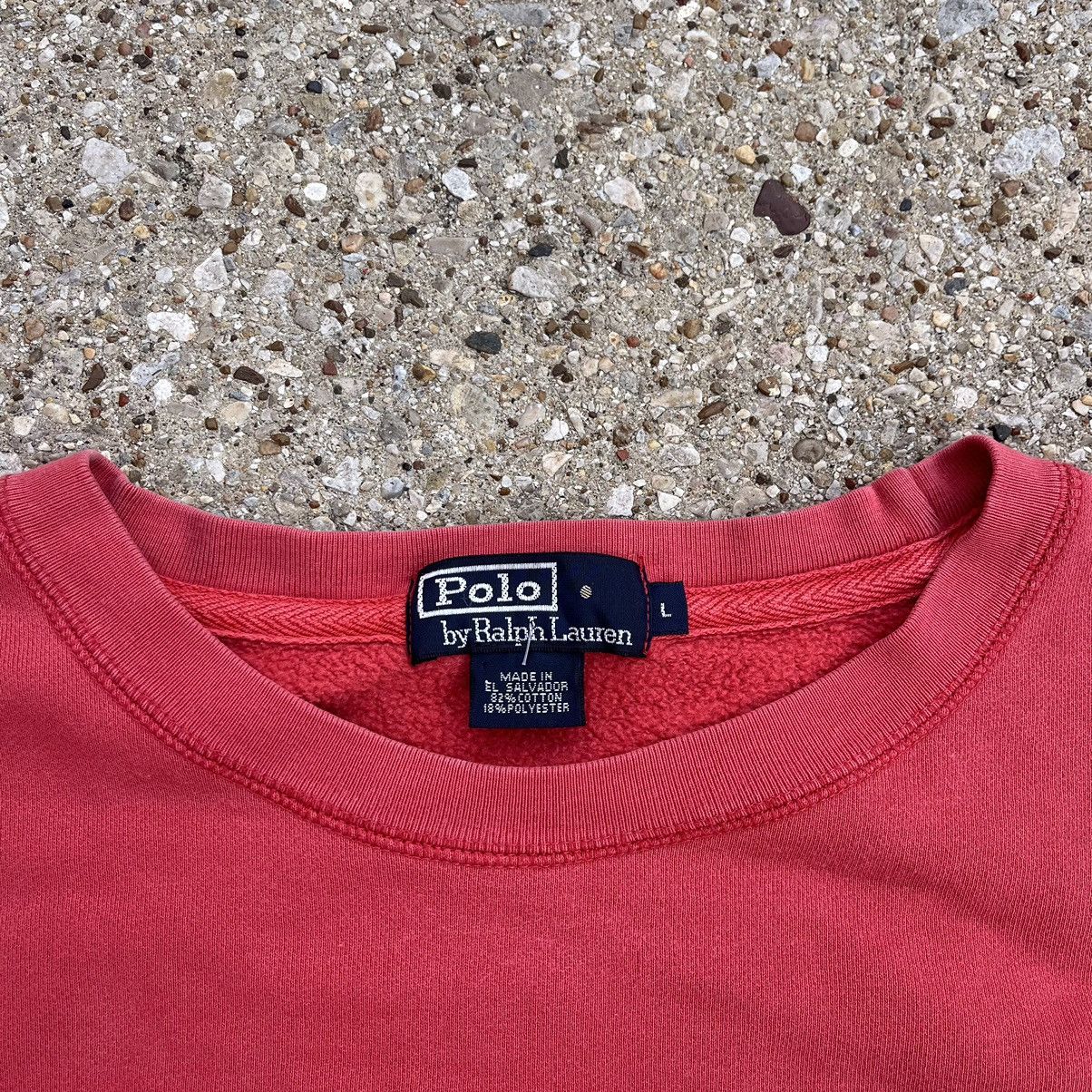 Polo Ralph Lauren × Ralph Lauren × Vintage Vintage 90s Orange Ralph Lauren Sweater Size US L / EU 52-54 / 3 - 4 Thumbnail