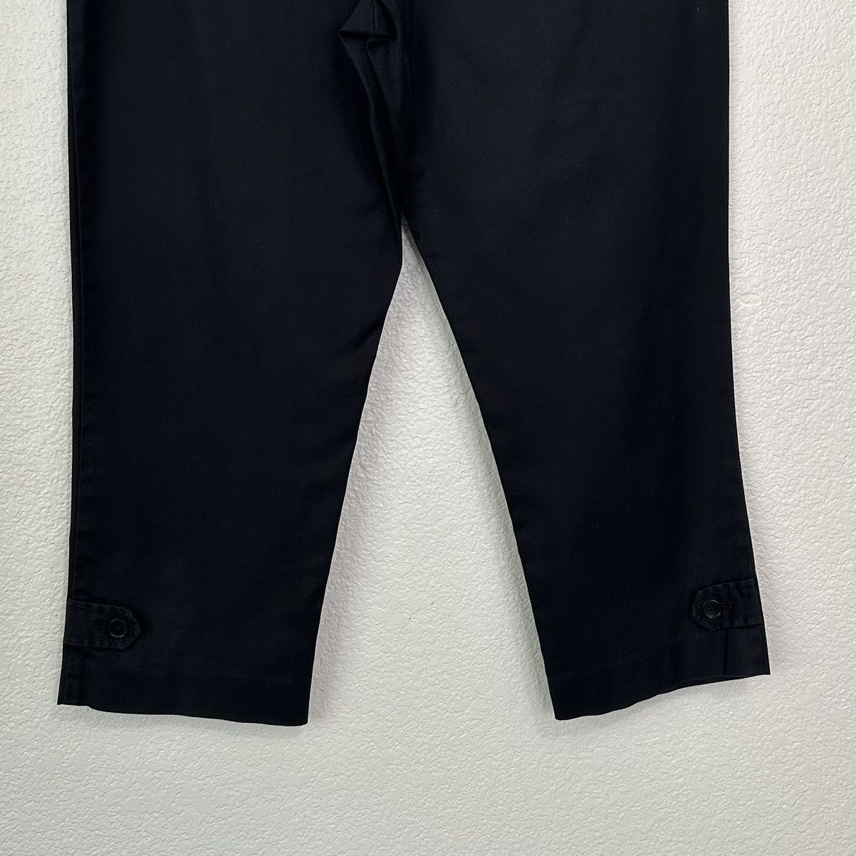 Talbots Talbots Signature Black Stretch Cropped Pants Size 32" / US 10 / IT 46 - 8 Thumbnail