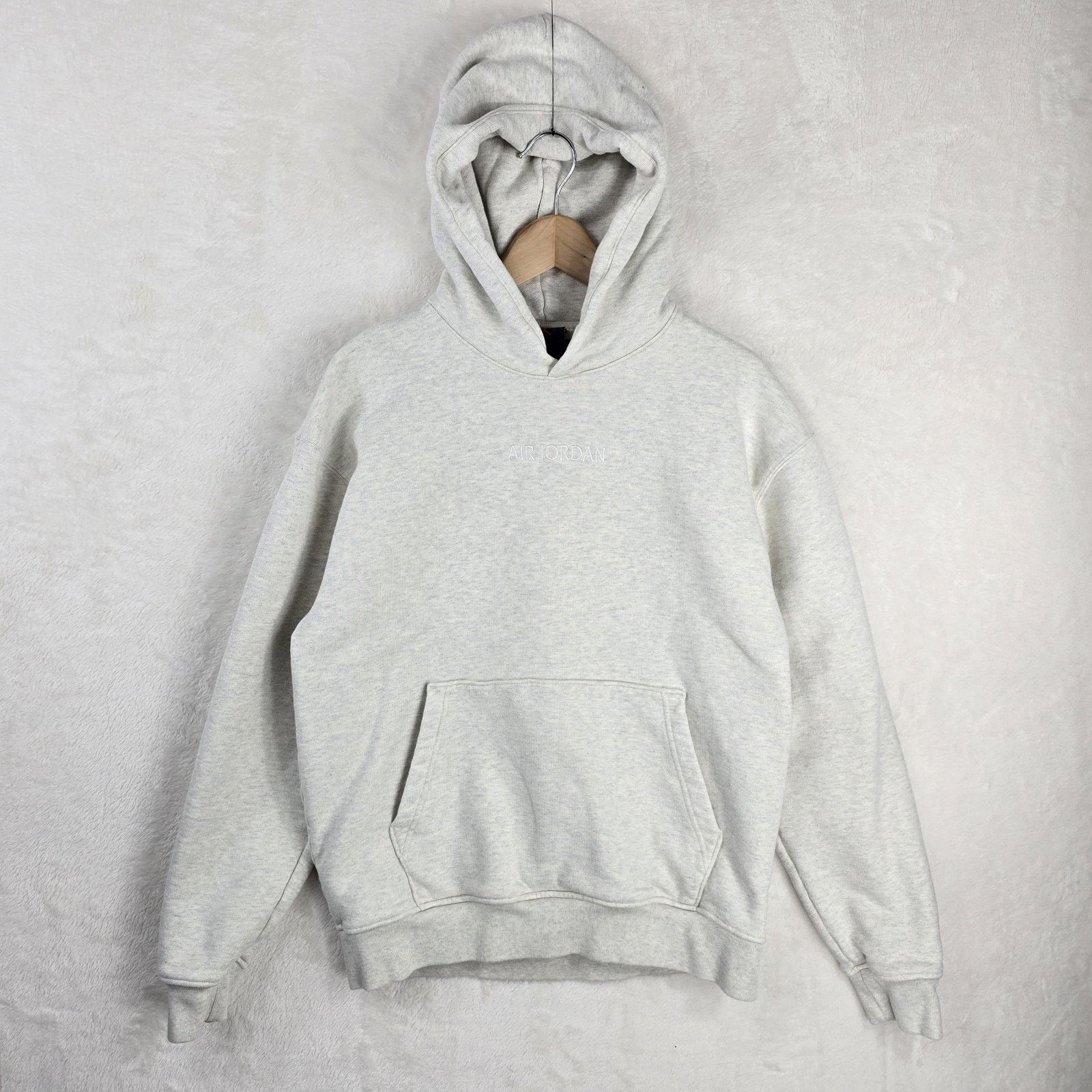 Jordan Brand Vtg Jordan Hoodie M Beige Pullover Excellence Attitude Soul Size US M / EU 48-50 / 2 - 2 Thumbnail