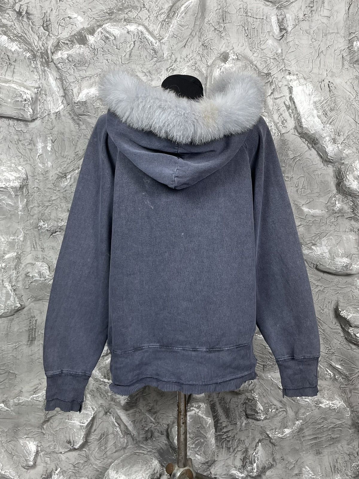 Japanese Brand Y2K Japanese Fade Fur Hoodie LGB Hysteric Glamour Style Size US M / EU 48-50 / 2 - 3 Thumbnail
