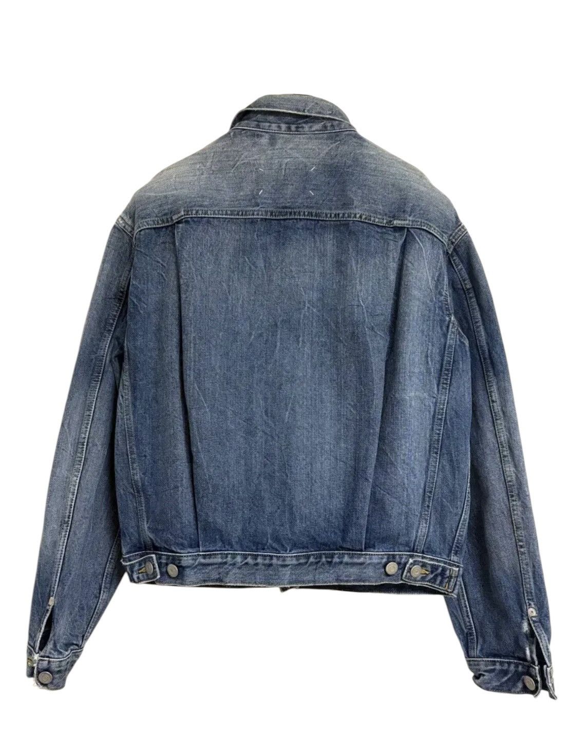 Maison Margiela Maison Margiela 21SS Distressed 2nd Type Denim Jacket Size US M / EU 48-50 / 2 - 2 Thumbnail