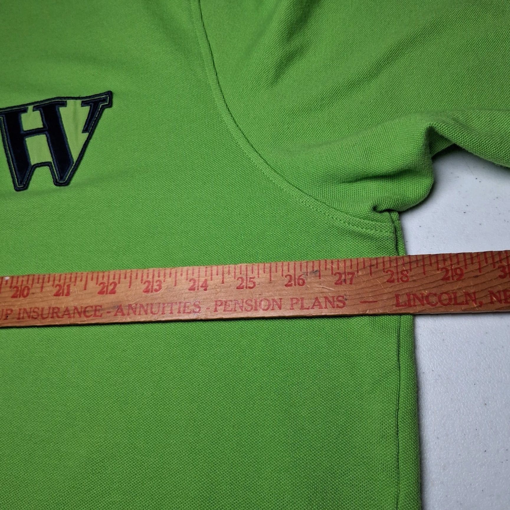 Vintage Houston White Polo Shirt Men 2XL Lime Green Woven W Sporty Golf Preppy Shirt Size US XXL / EU 58 / 5 - 6 Thumbnail