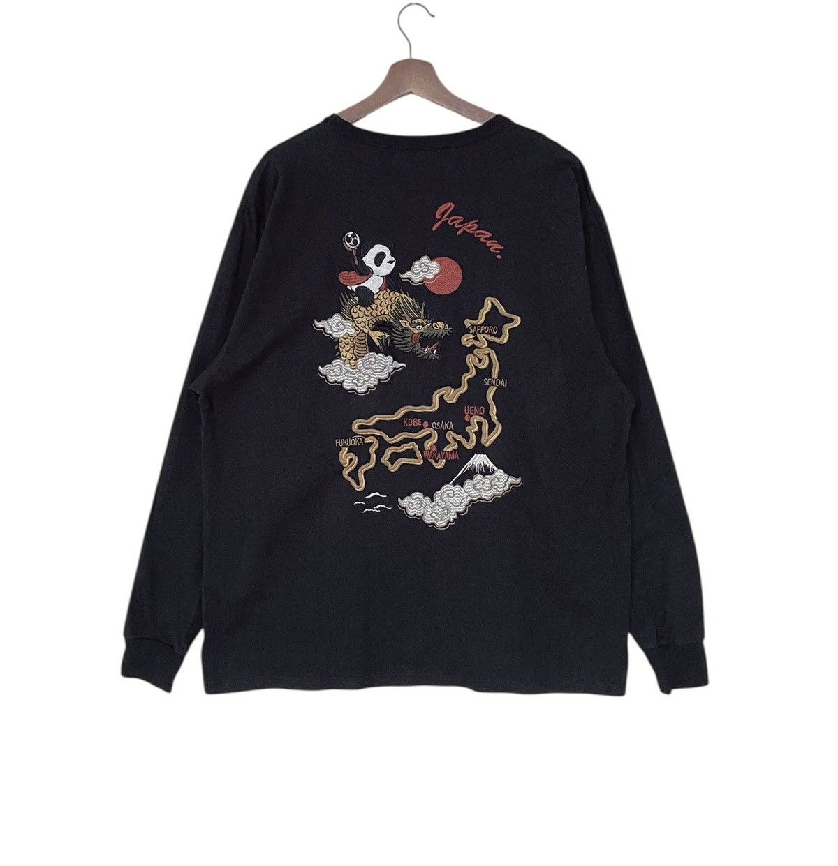 Japanese Brand × Vintage Vintage Brand Pandesta Japan Sukajan Sweatshirt 2000s Size US XXL / EU 58 / 5 - 1 Thumbnail