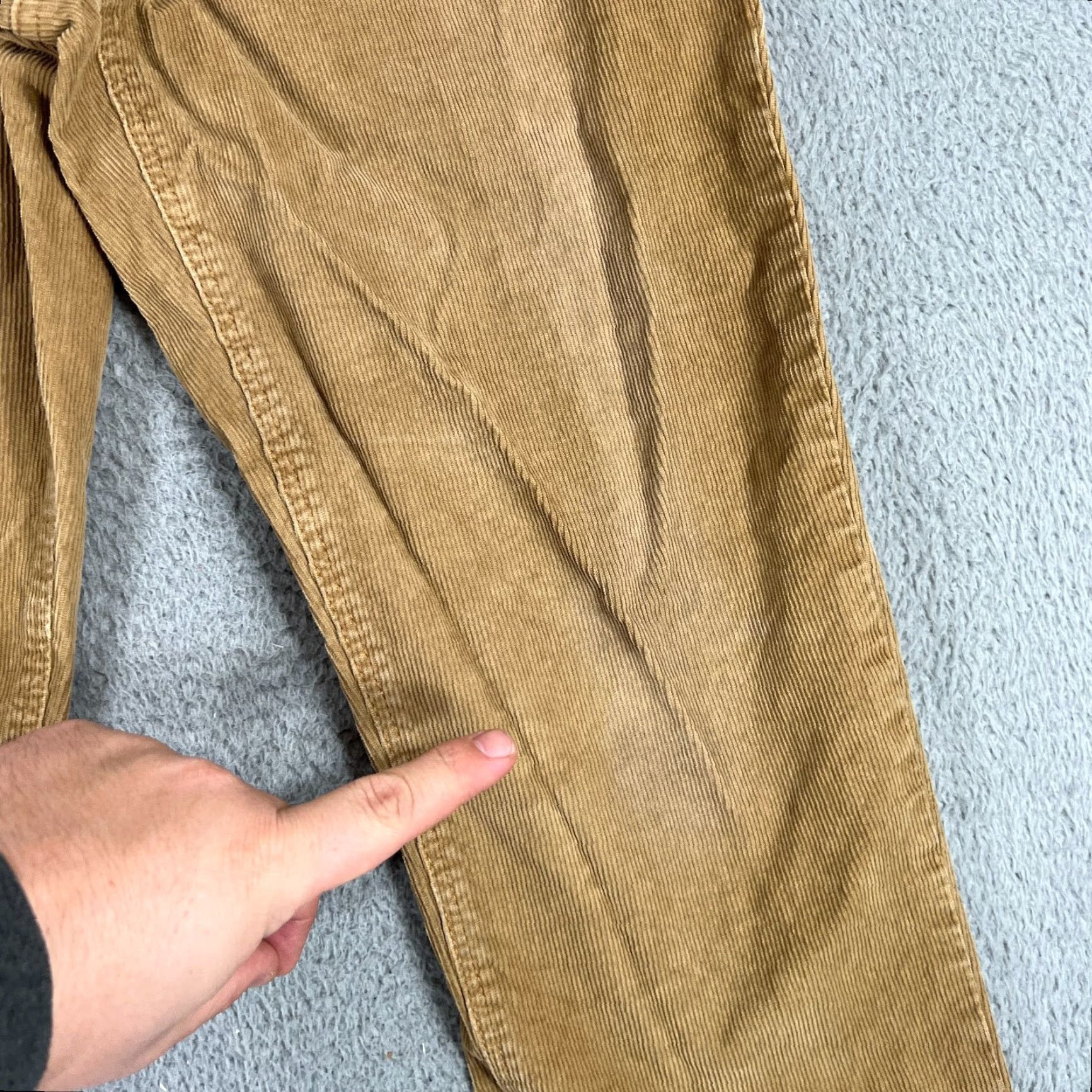 American Eagle Outfitters VINTAGE American Eagle Outfitters Womens Jeans Pants 10 Corduroy Straight Fit Brown Cotton Stretch Size 32" / US 10 / IT 46 - 3 Thumbnail