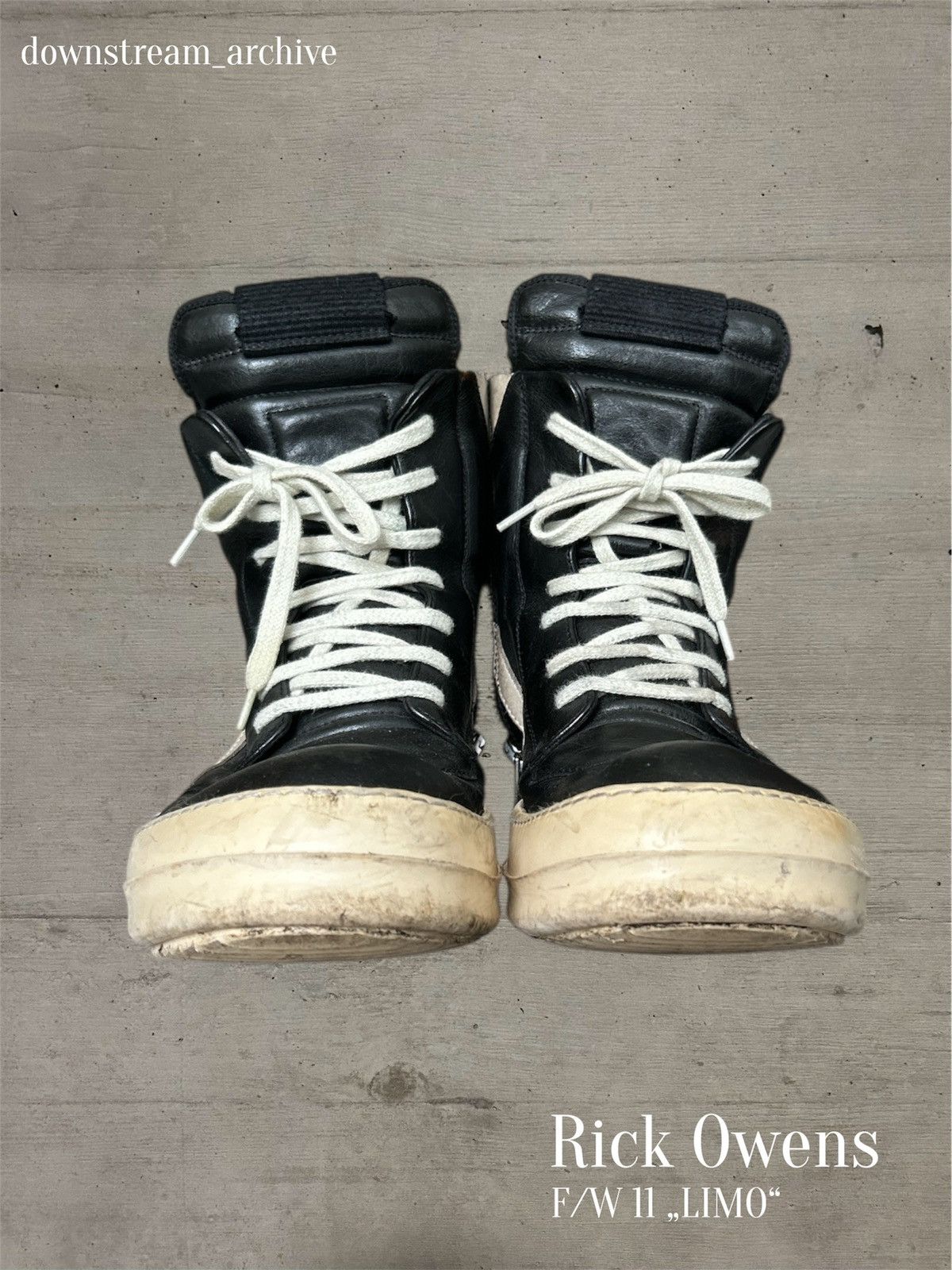 Rick Owens Rick Owens Geobasket short Tongue Size US 10 / EU 43 - 1 Thumbnail