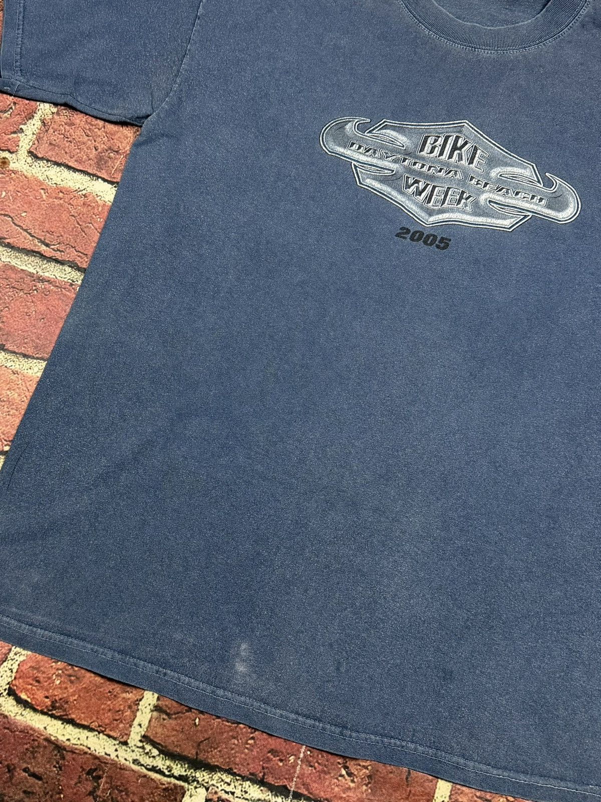 Vintage Vintage Daytona Beach Bike Week Double Sided Motorcycle Tee Size US L / EU 52-54 / 3 - 9 Thumbnail