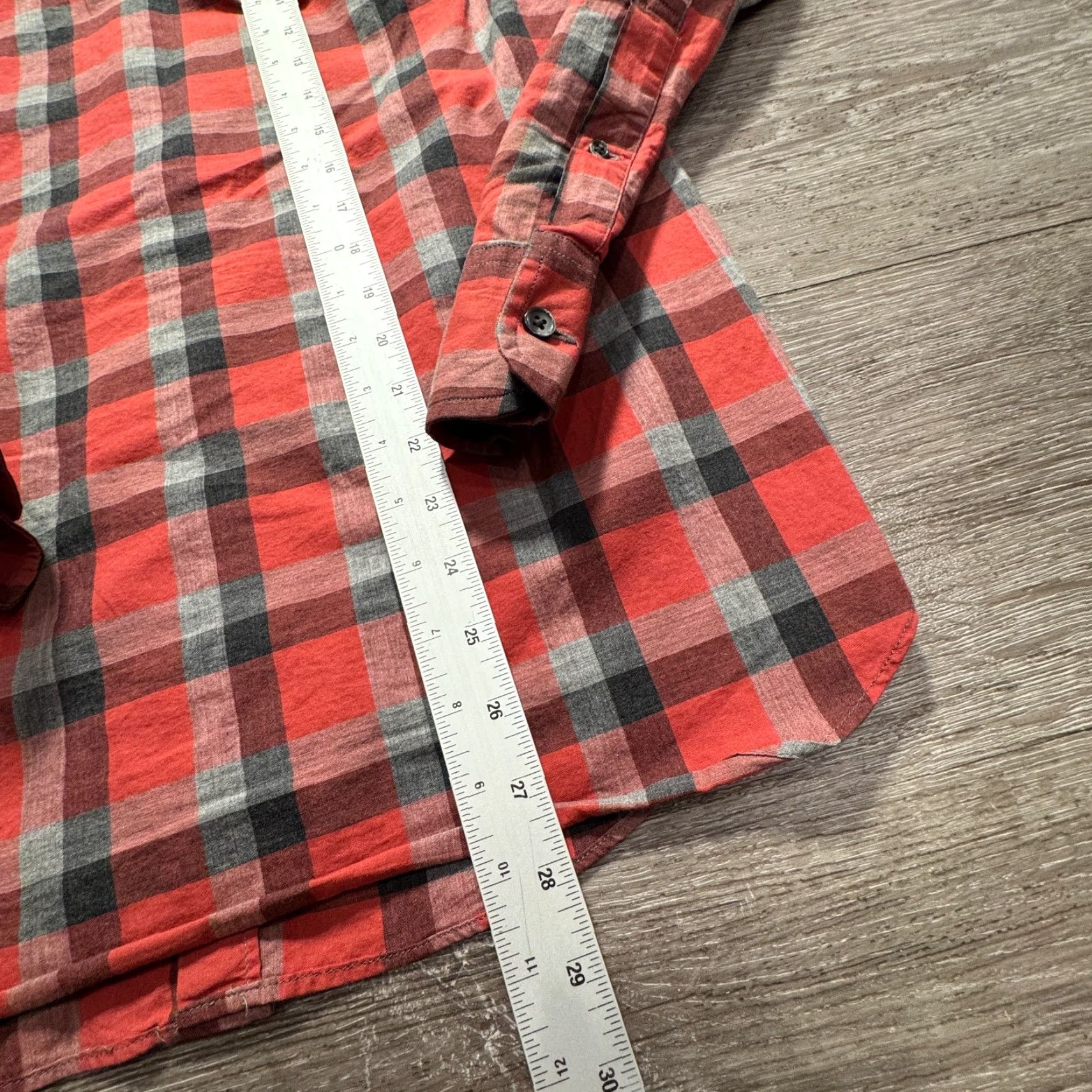 J.Crew J.CREW Shirt Mens XS Red Plaid 100% Cotton 2 Ply Long Sleeve Button Up Casual Size US XS / EU 42 / 0 - 6 Thumbnail