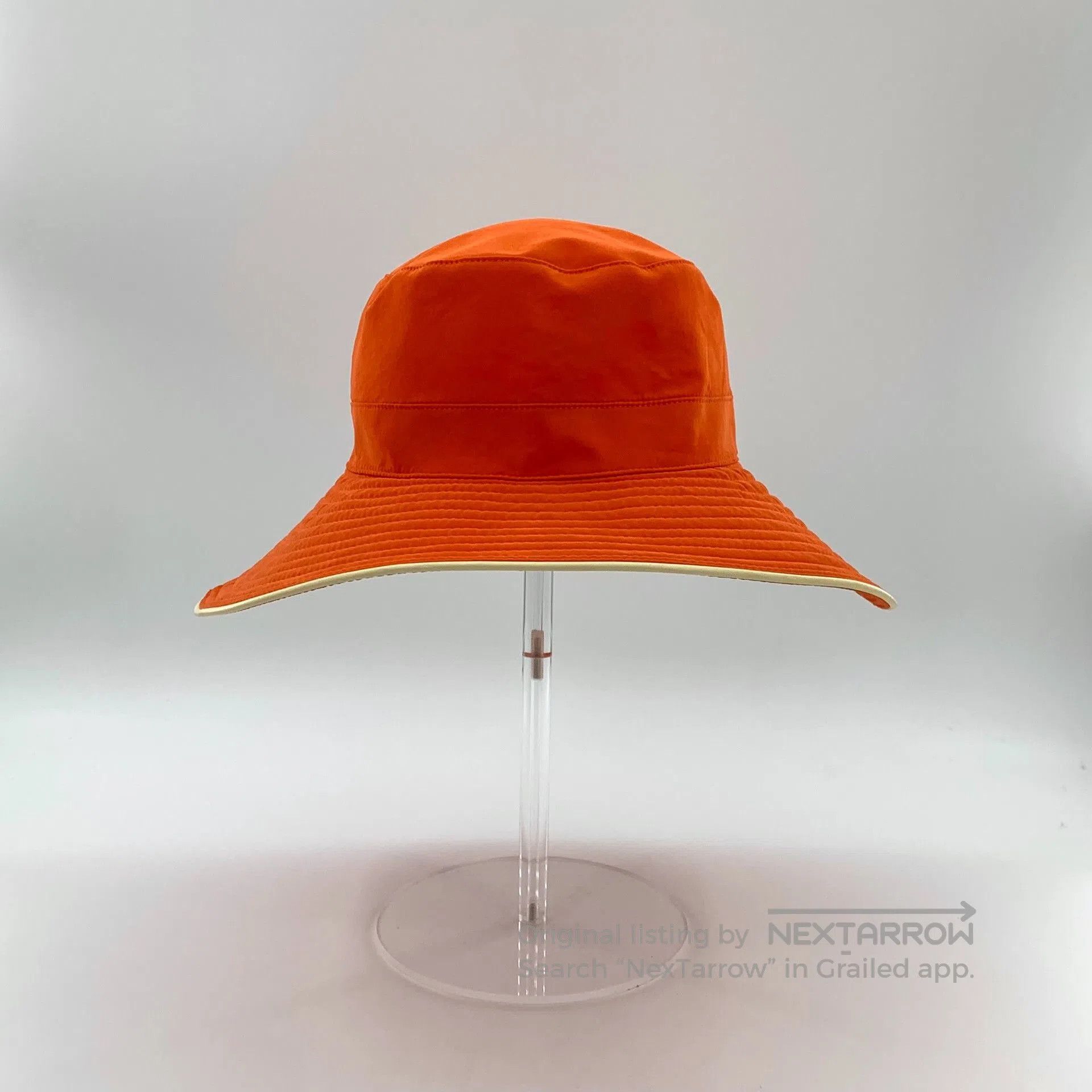 Hermes Hermes Orange Casual Bucket Hat. Size ONE SIZE - 1 Thumbnail