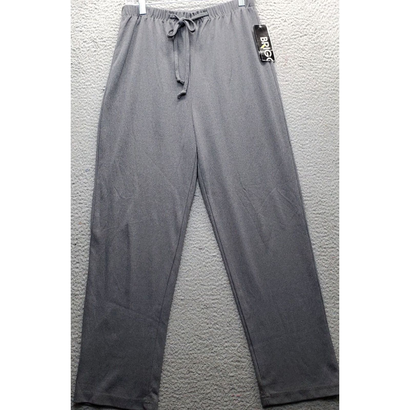 Vintage Briggs Sweatpants Womens Small Gray Relaxed Fit Drawstring Elastic Waist Outdoor Shirt/ Pants Size 28" / US 6 / IT 42 - 2 Thumbnail