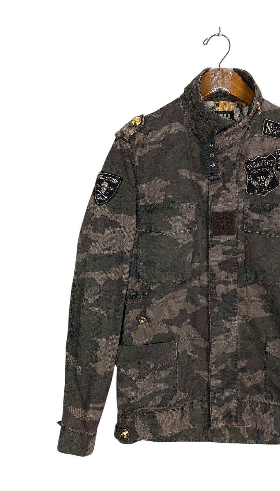 PPFM Rare‼️ Ppfm Military Camouflage Jacket Size US S / EU 44-46 / 1 - 2 Thumbnail