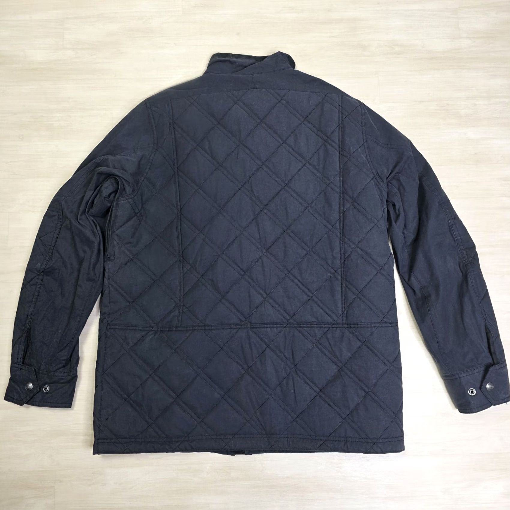 Vintage RSD Seeker Textile Quilted Jacket Motorcycle Black XL Men Jacket Quilted Barbour Waxed Winter Fall Riding Size US XL / EU 56 / 4 - 2 Thumbnail