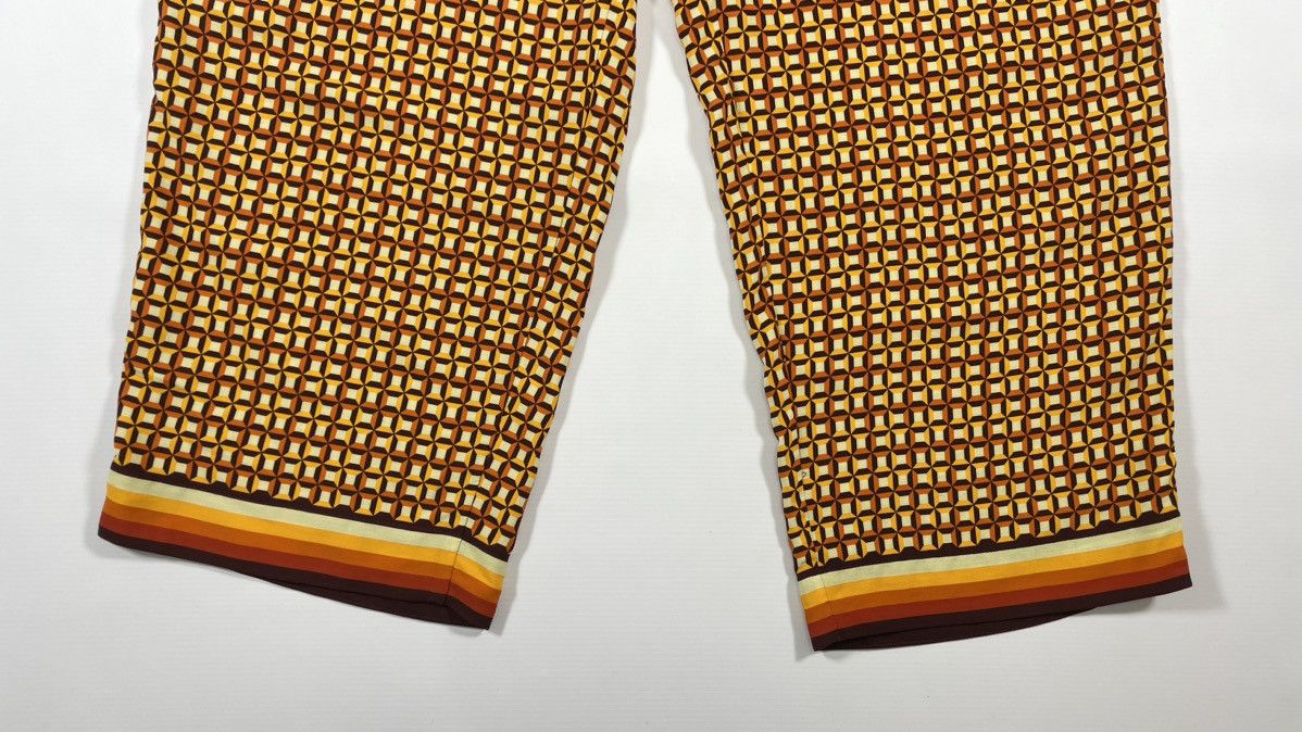 Dries Van Noten 70s Print Wide Leg Utility Trousers Size US 36 / EU 52 - 9 Thumbnail