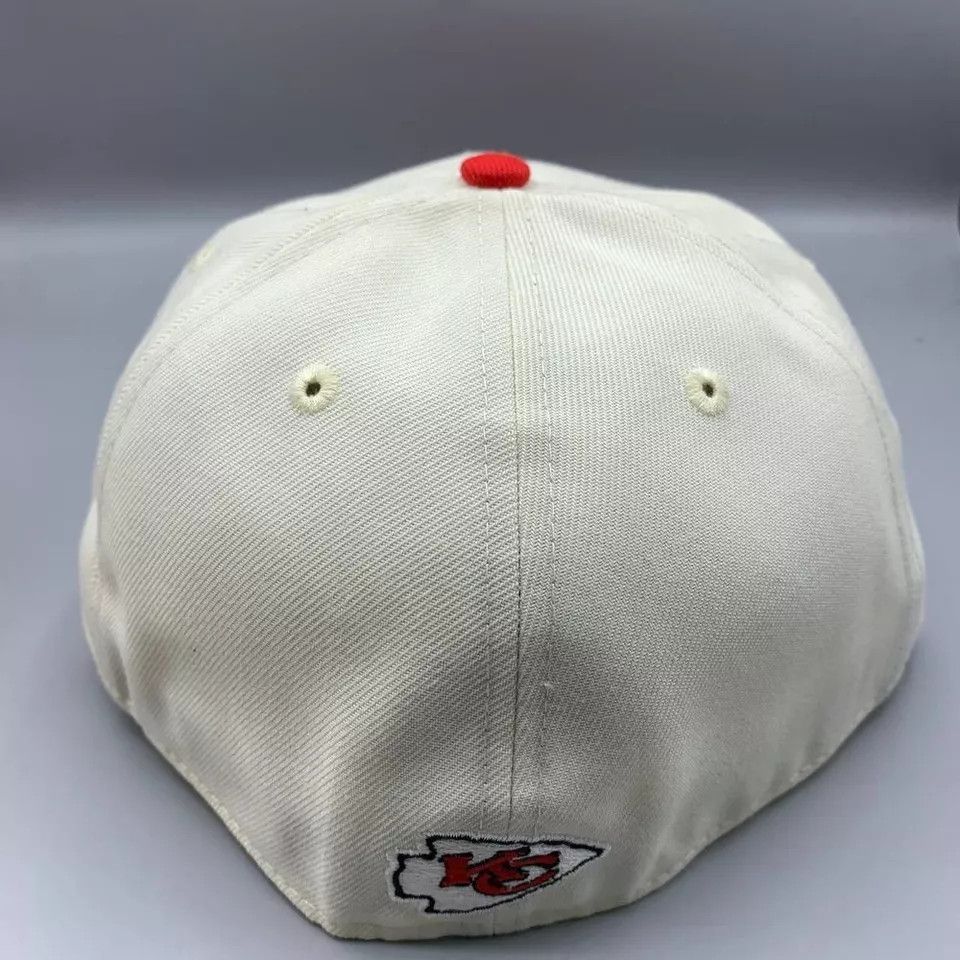 New Era Kansas City Chiefs Hat Men 7 1/2 59Fifty New Era Fitted Cap Size ONE SIZE - 4 Thumbnail
