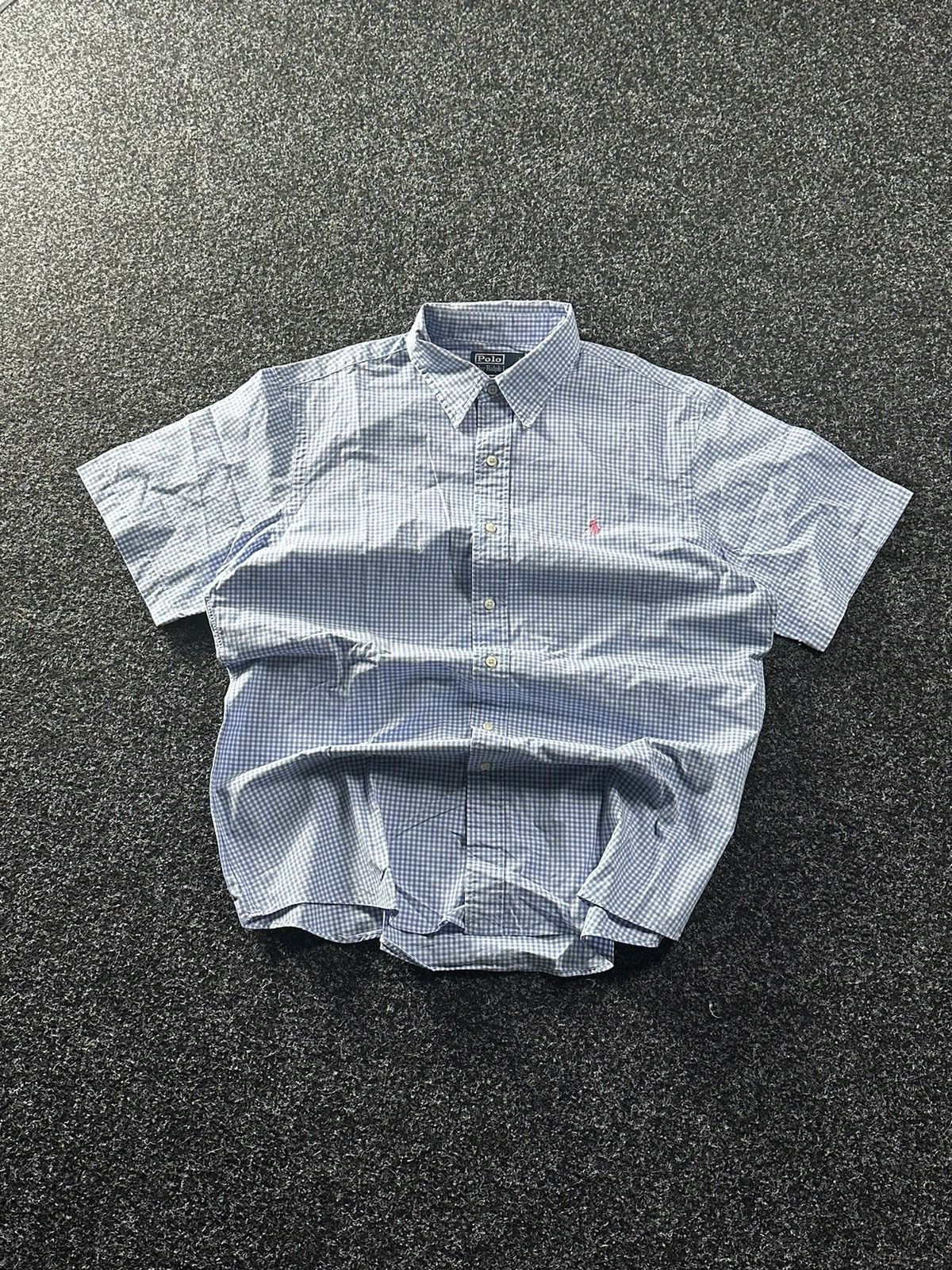 Polo Ralph Lauren 🚨 VNTG Y2K Polo Ralph Lauren Shirt flannel RARE SHORT SLEEVE Size US L / EU 52-54 / 3 - 1 Thumbnail