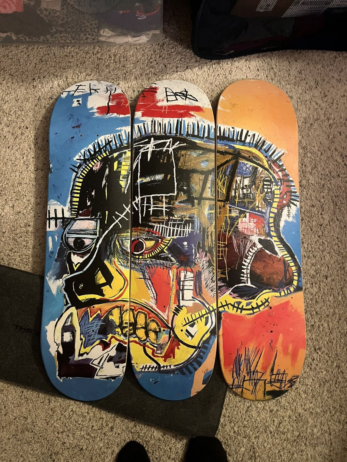 Jean-Michel Basquiat Jean-Michel Basquiat “Skull” × The Skate Room Skateboard Set Size ONE SIZE - 2 Thumbnail
