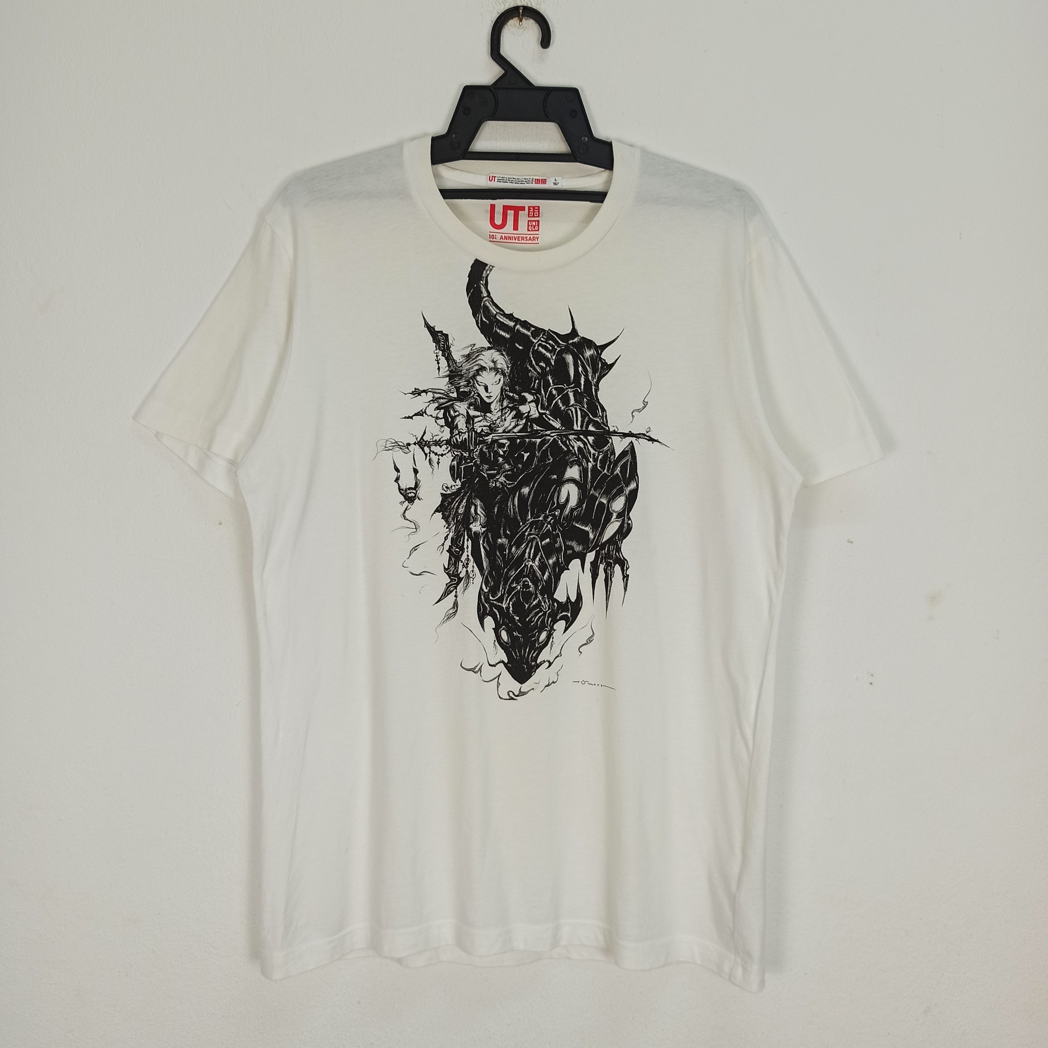image of Anima x Cartoon Network Yoshitaka Amano Japanese Esigner Illustrator Scenic Film Tee in White (Size