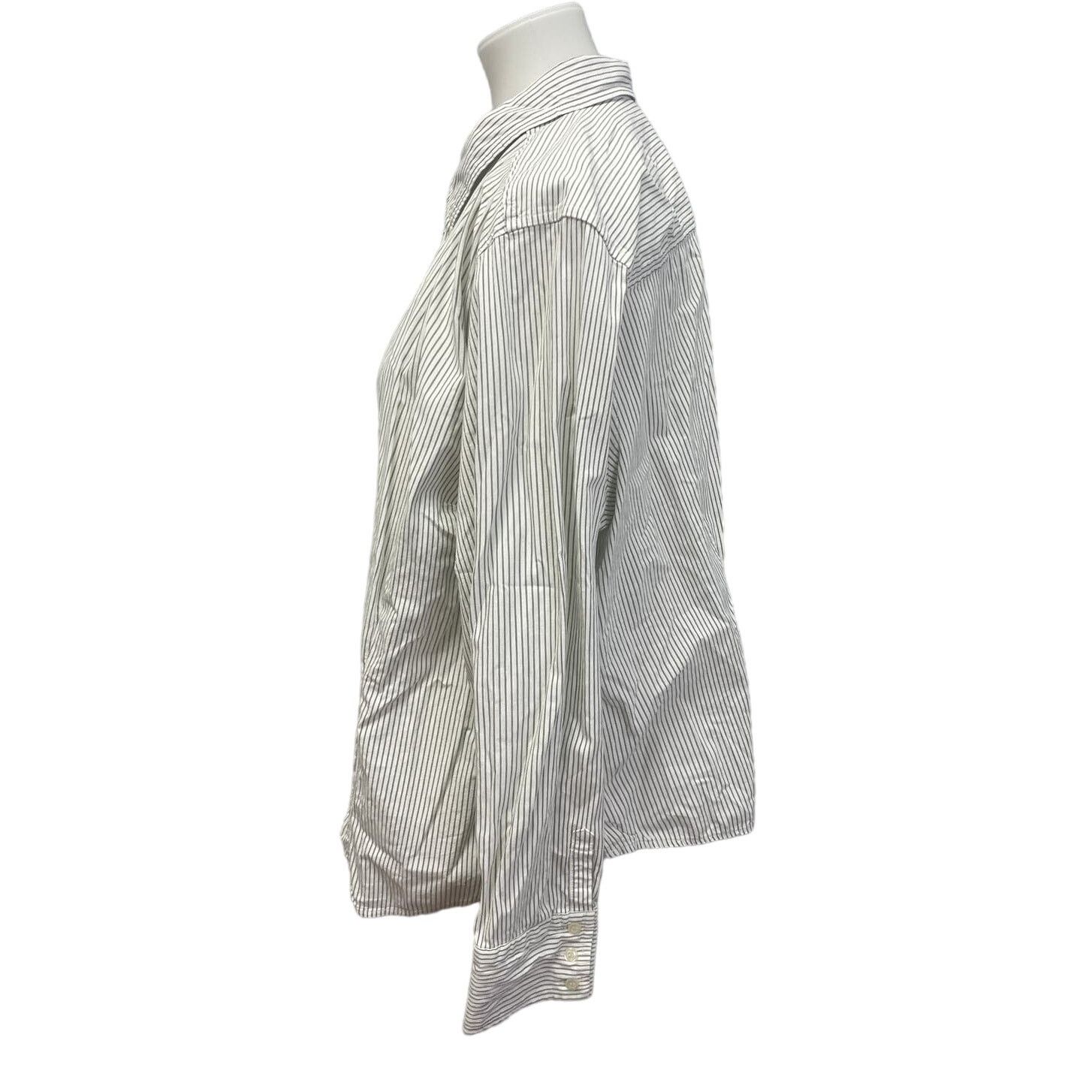Izod Izod Womens Plus Size 2X Button Down Collared Shirt Size XXL / US 16-18 / IT 52-54 - 3 Thumbnail