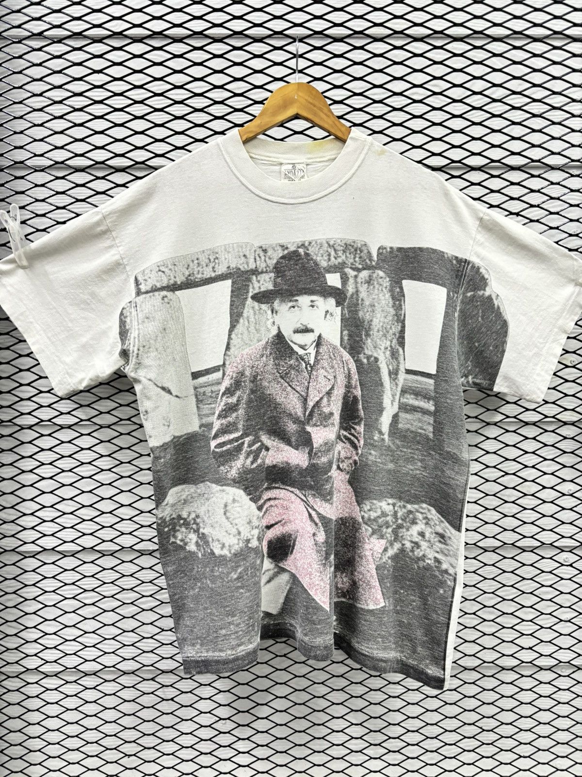 Other × Vintage Albert Einstein vintage photo tee Size US XL / EU 56 / 4 - 1 Thumbnail