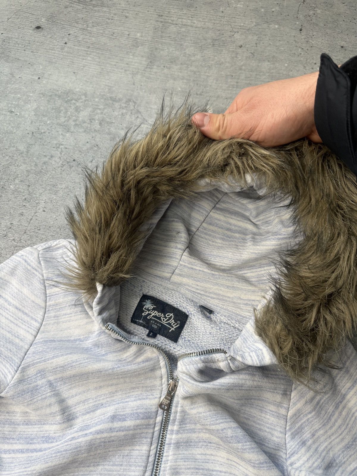 If Six Was Nine Abercrombie and Fitch style Fur jacket lgb ifsixwasnine Size XS / US 0-2 / IT 36-38 - 7 Thumbnail