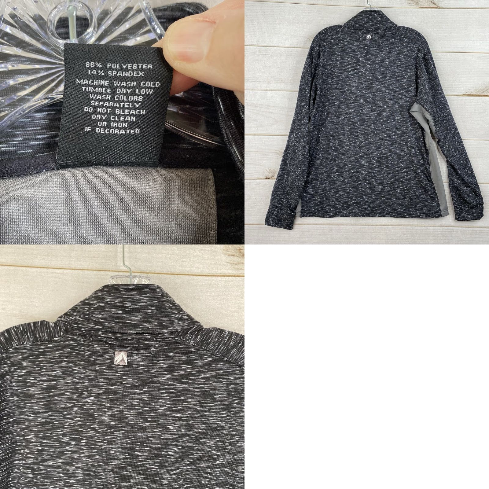 CO VINTAGE Outfitter Trading Co Performance Jacket Top Unisex XL Gray Heather Keystone CO Size XL / US 12-14 / IT 48-50 - 8 Thumbnail