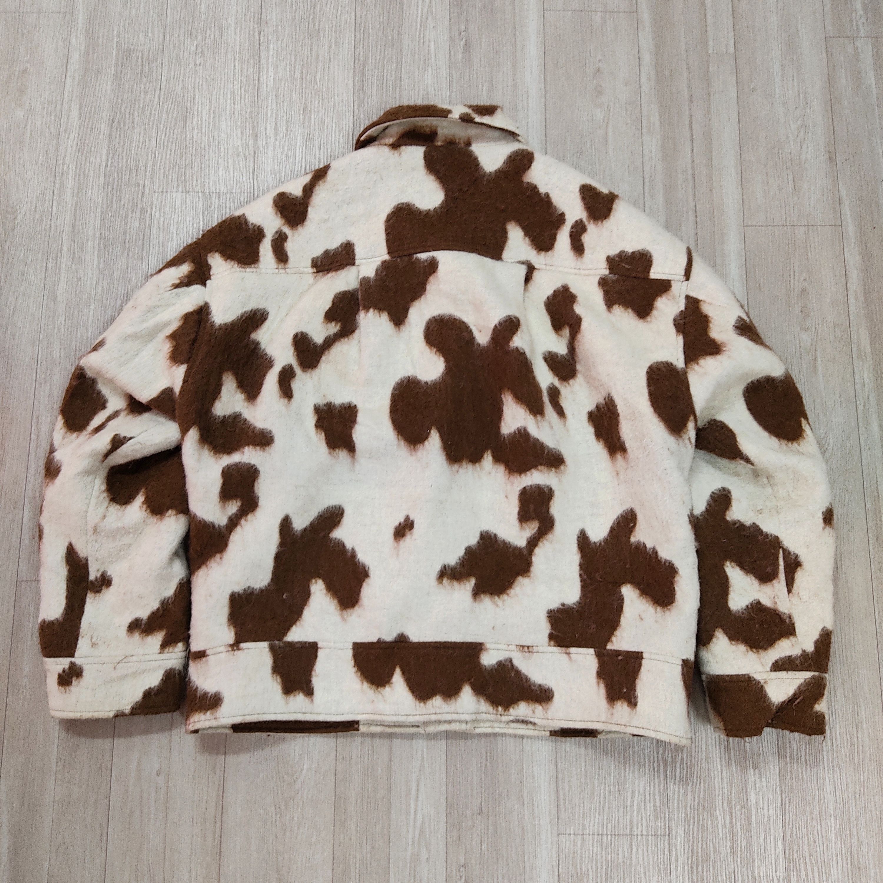SLY SLY Cow Pony Shaggy Overshirt Wool Jacket Size US L / EU 52-54 / 3 - 5 Thumbnail
