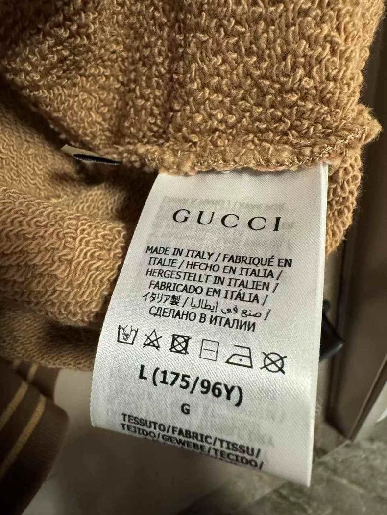 Gucci Gucci Double G embroidered brown sweatshirt 2502-Nextarrow Size US L / EU 52-54 / 3 - 4 Thumbnail