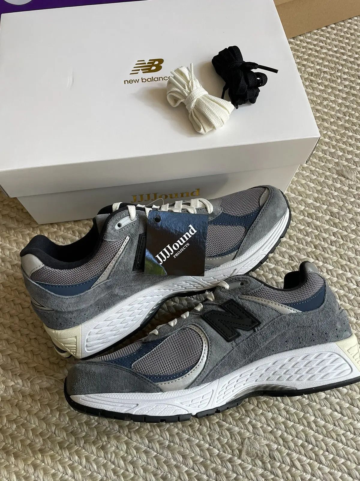 JJJJound × New Balance New Balance 2002R JJJJound Storm Blue Size US 6.5 / EU 39-40 - 2 Thumbnail
