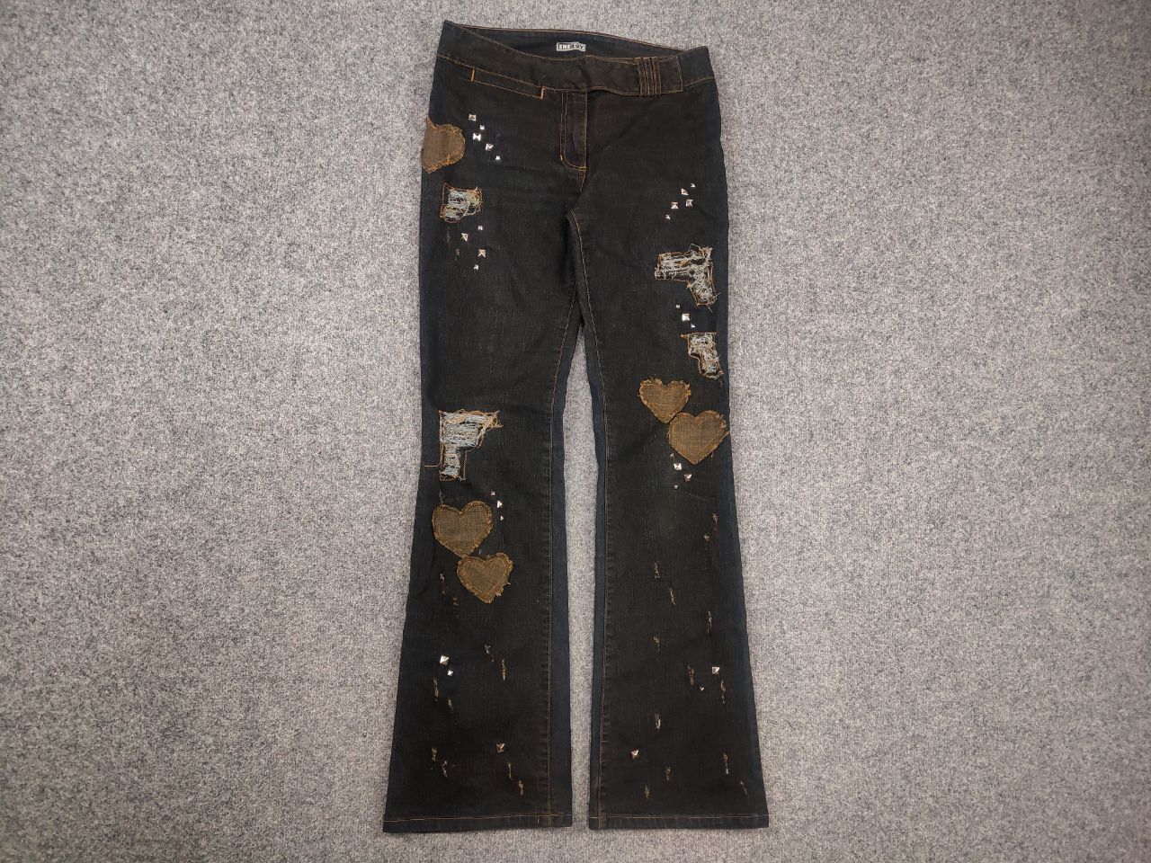 If Six Was Nine Vintage LGB Y2K Flared Low Rise Denim Jeans if six was nine Size 30" / US 8 / IT 44 - 7 Thumbnail