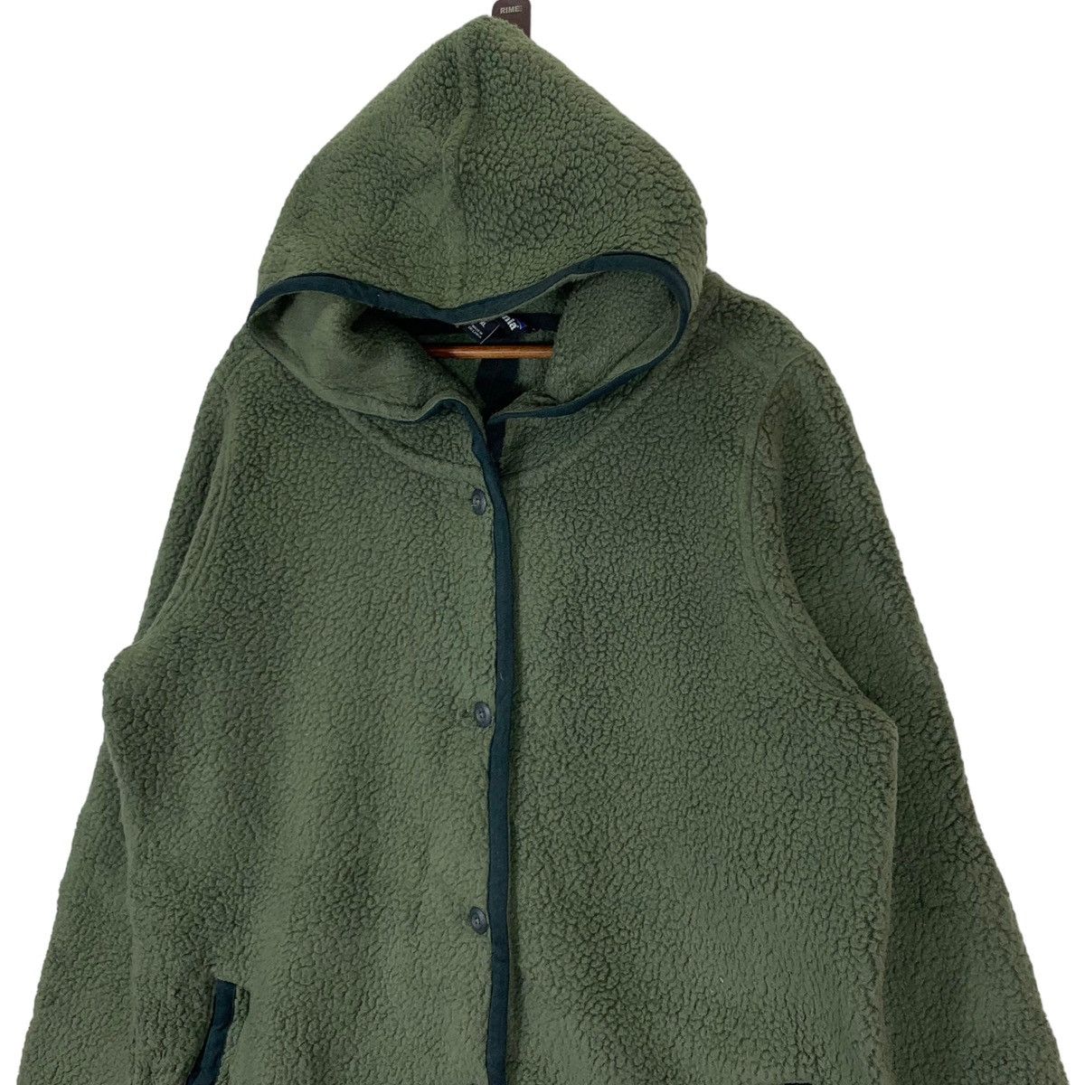 Patagonia × Vintage VINTAGE PATAGONIA DEEP PILE RETRO X FLEECE HOODIE JACKET Size US XL / EU 56 / 4 - 3 Thumbnail