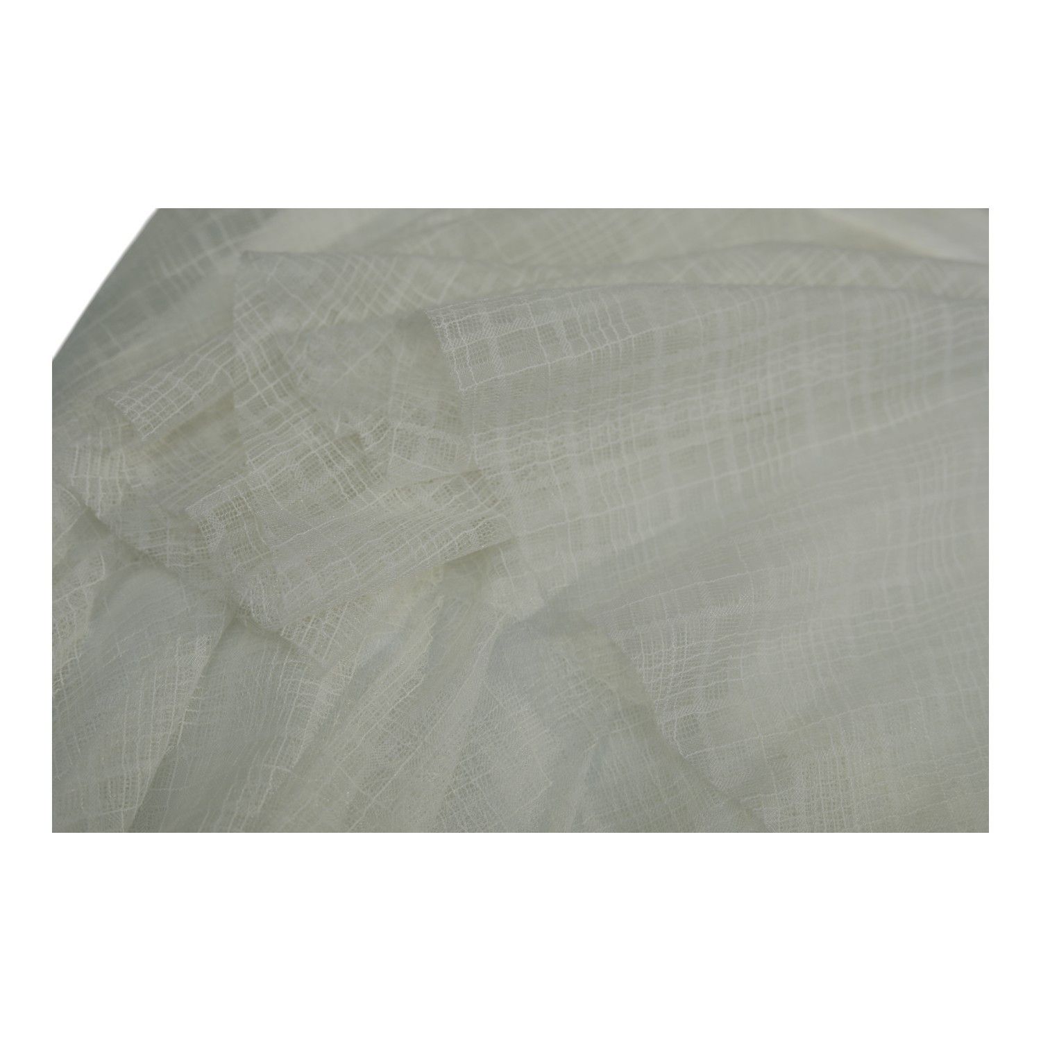 Zac Posen Zac Posen White Check Pattern Cotton Blend Skirt Size 28" / US 6 / IT 42 - 6 Thumbnail