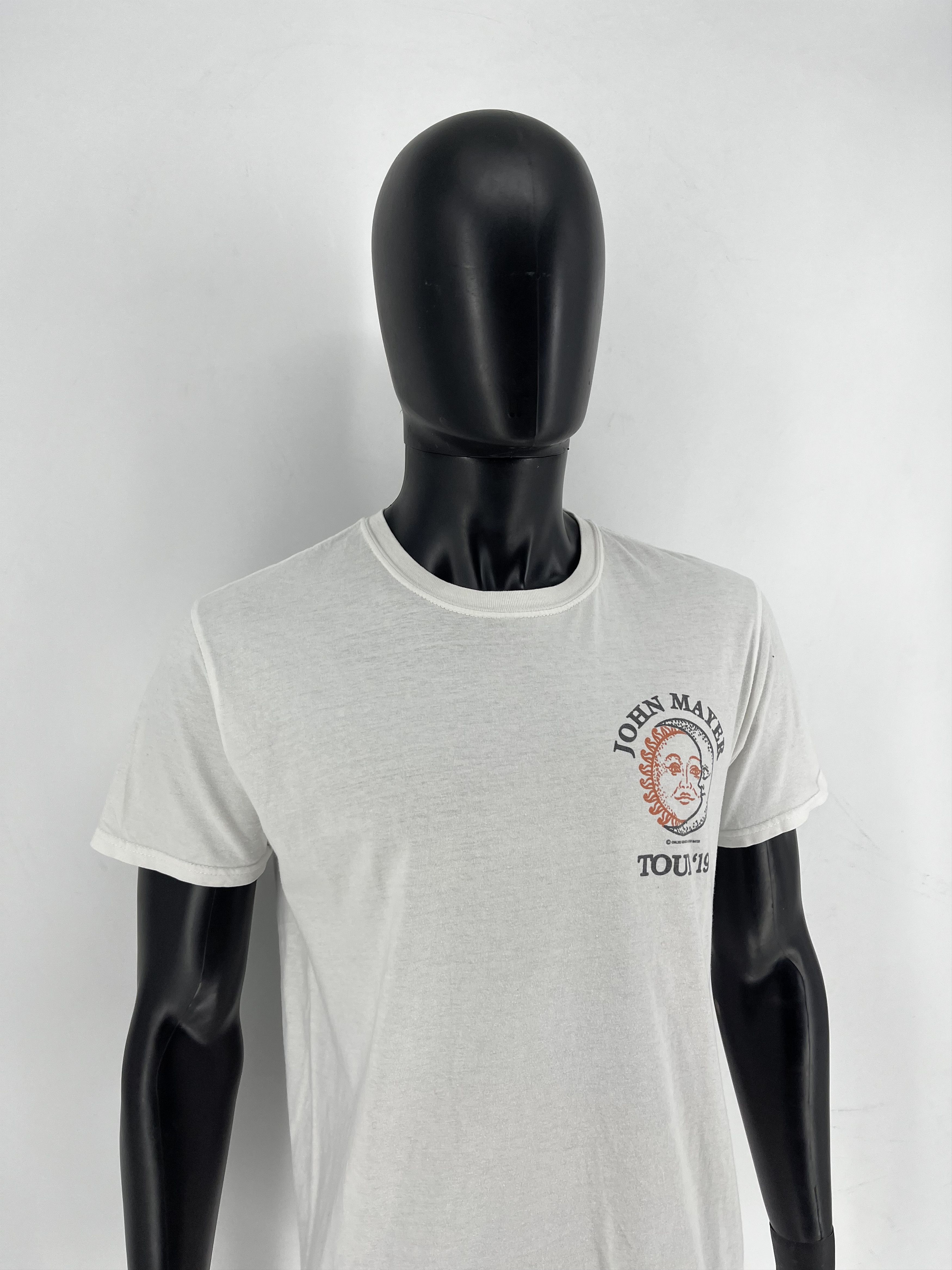 Band Tees John Mayer Tour Shirt Adult White Music Concert Y2K Size US L / EU 52-54 / 3 - 5 Thumbnail