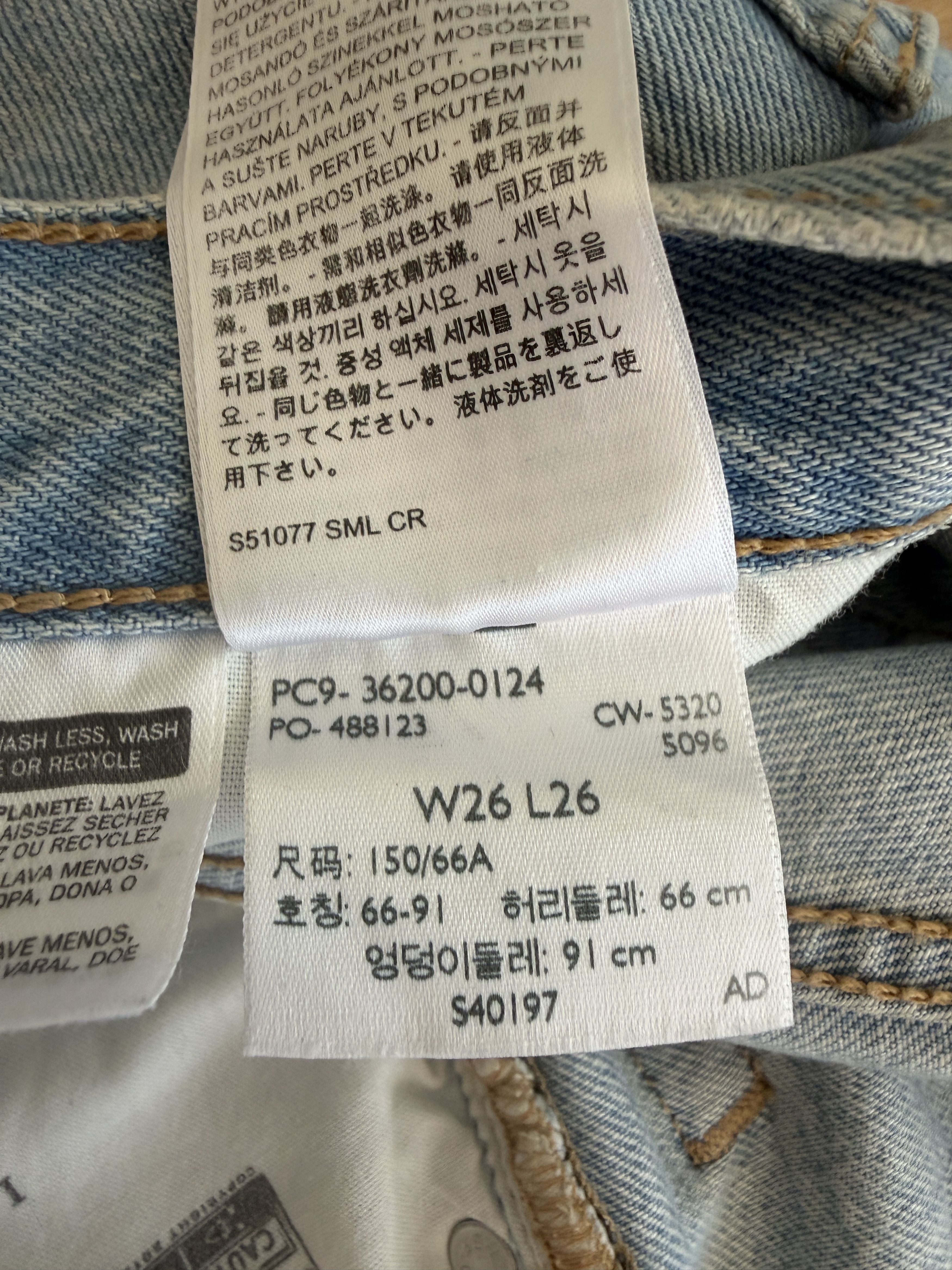 Levi's Levi's 501® Original Cropped Women's Jeans W26/L26 Size 26" / US 2 / IT 38 - 9 Thumbnail