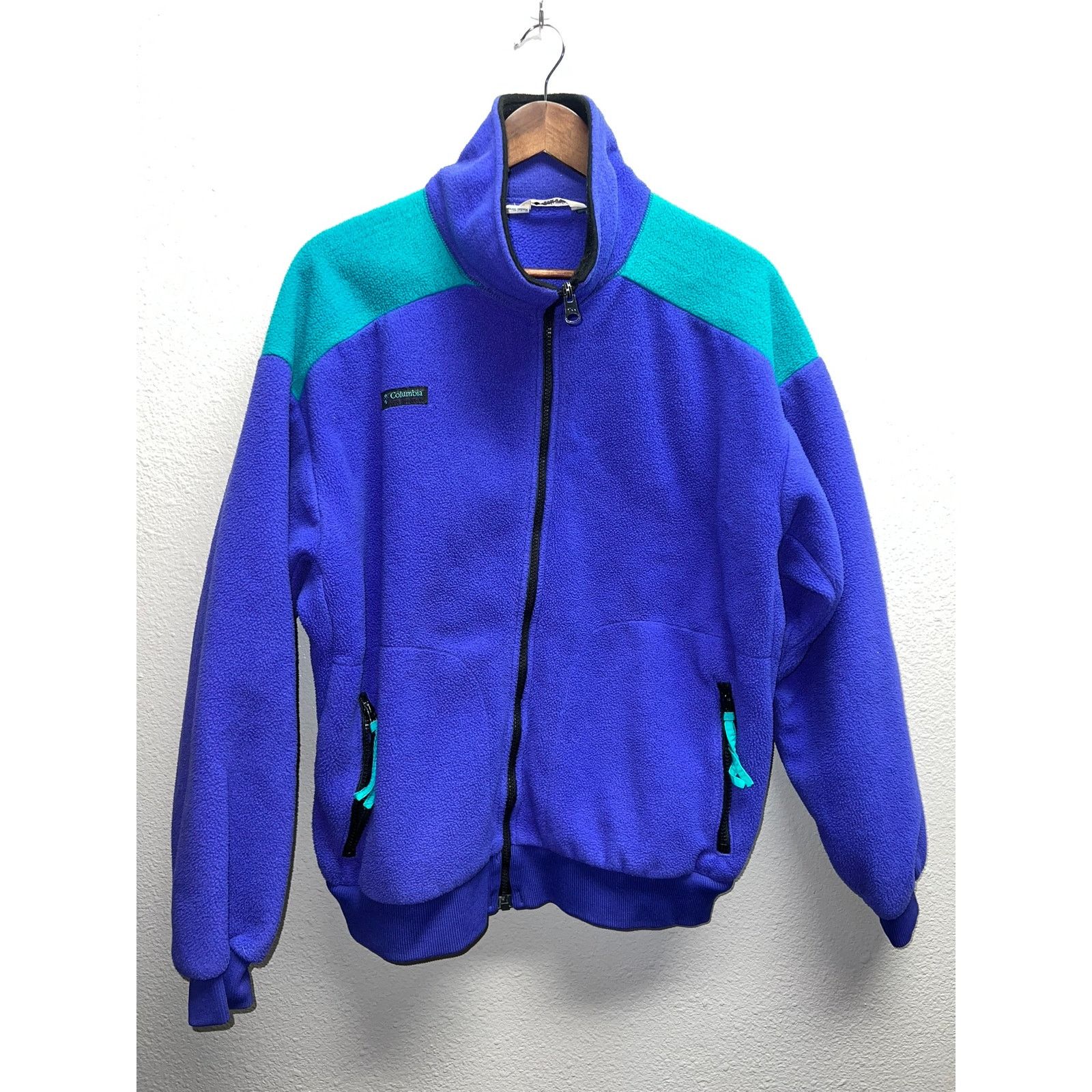 Vintage Vintage Columbia Fleece Radial Sleeve Jacket Sweatshirt VTG Size US L / EU 52-54 / 3 - 1 Thumbnail