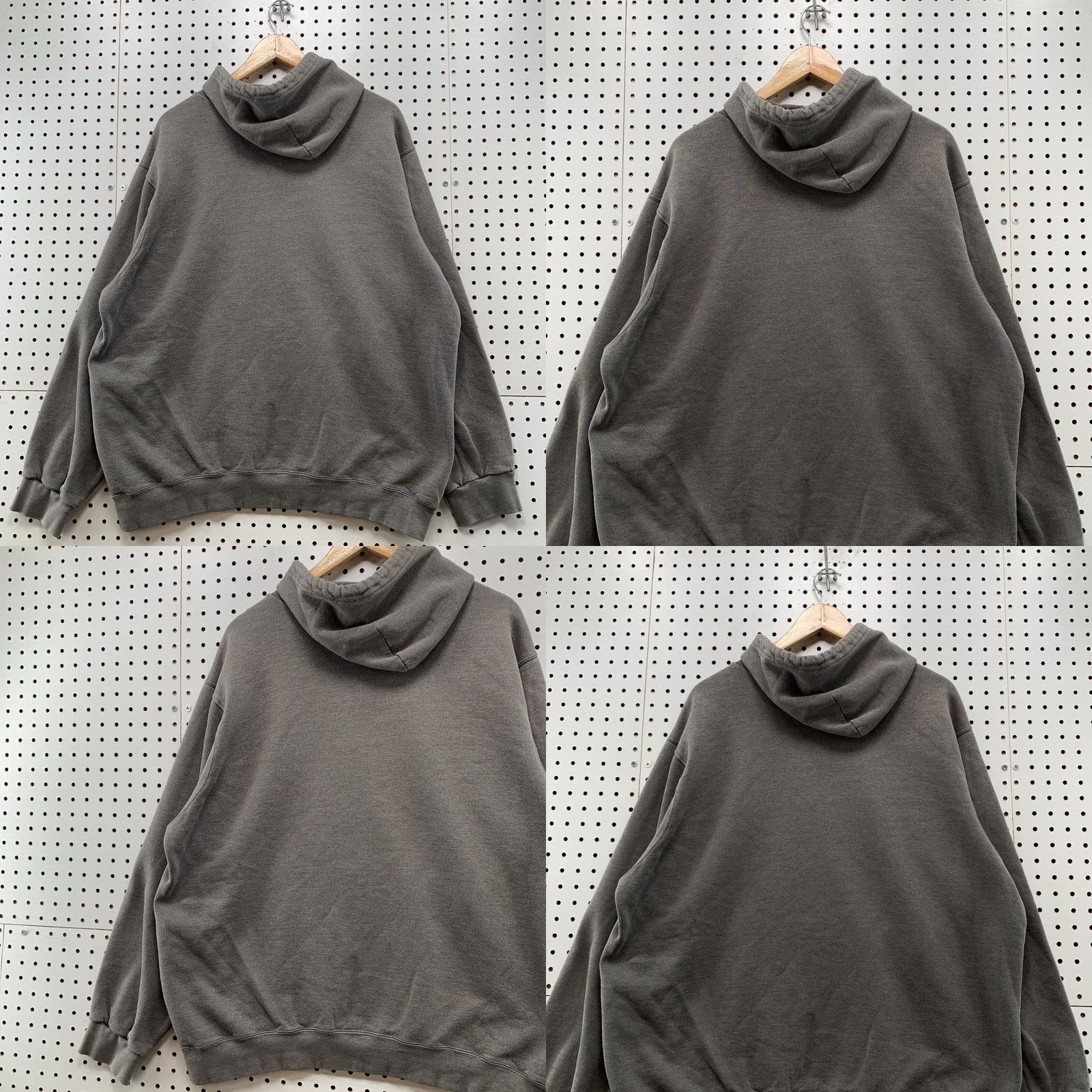 Nike VINTAGE Nike Center Spellout Hoodie Gray Mens XL Swoosh 26.5x27.5 RARE Size US XL / EU 56 / 4 - 10 Thumbnail