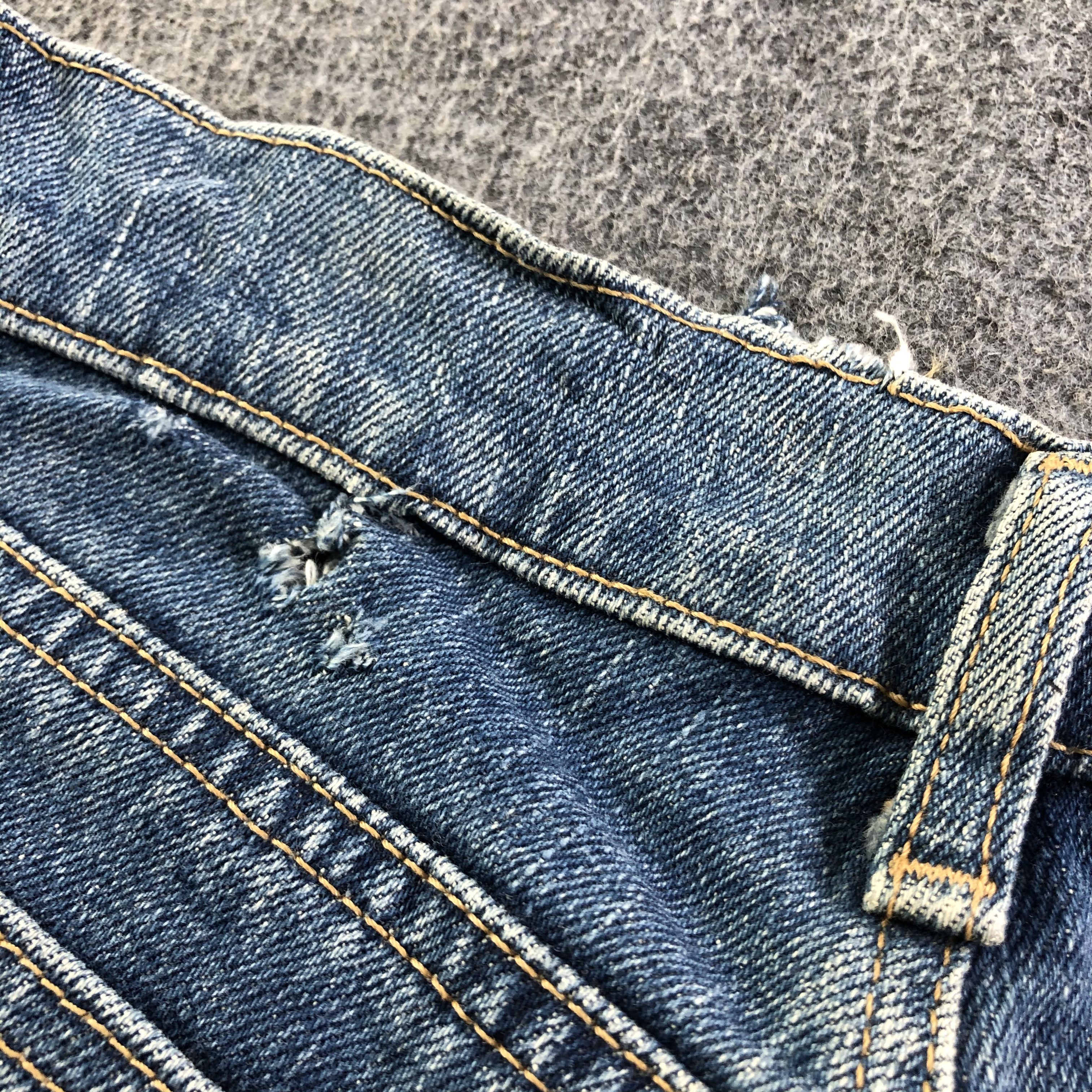 Levi's Vintage Blue Wash Levis 522 Jeans-J3897 Size US 27 - 7 Thumbnail