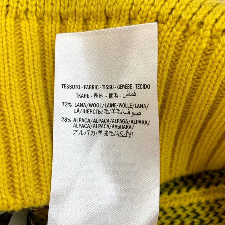 Gucci Gucci Yellow bat inlaid wool round-neck long-sleeved knitt Size US XS / EU 42 / 0 - 8 Thumbnail