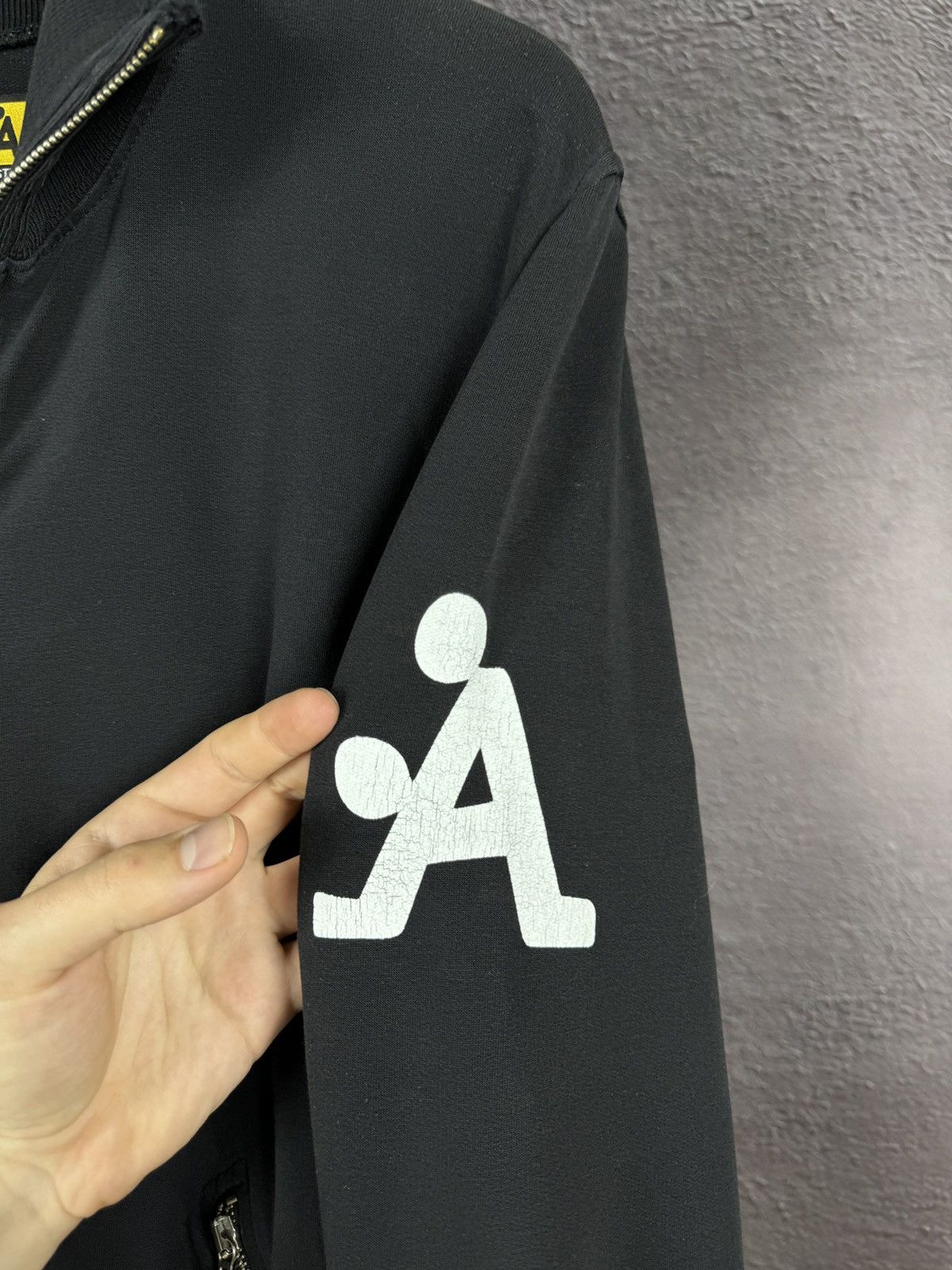 Japanese Brand × Vintage A-STYLE Sticky What? full zip Sweater pullover Sex Hook-Ups Size US M / EU 48-50 / 2 - 9 Thumbnail