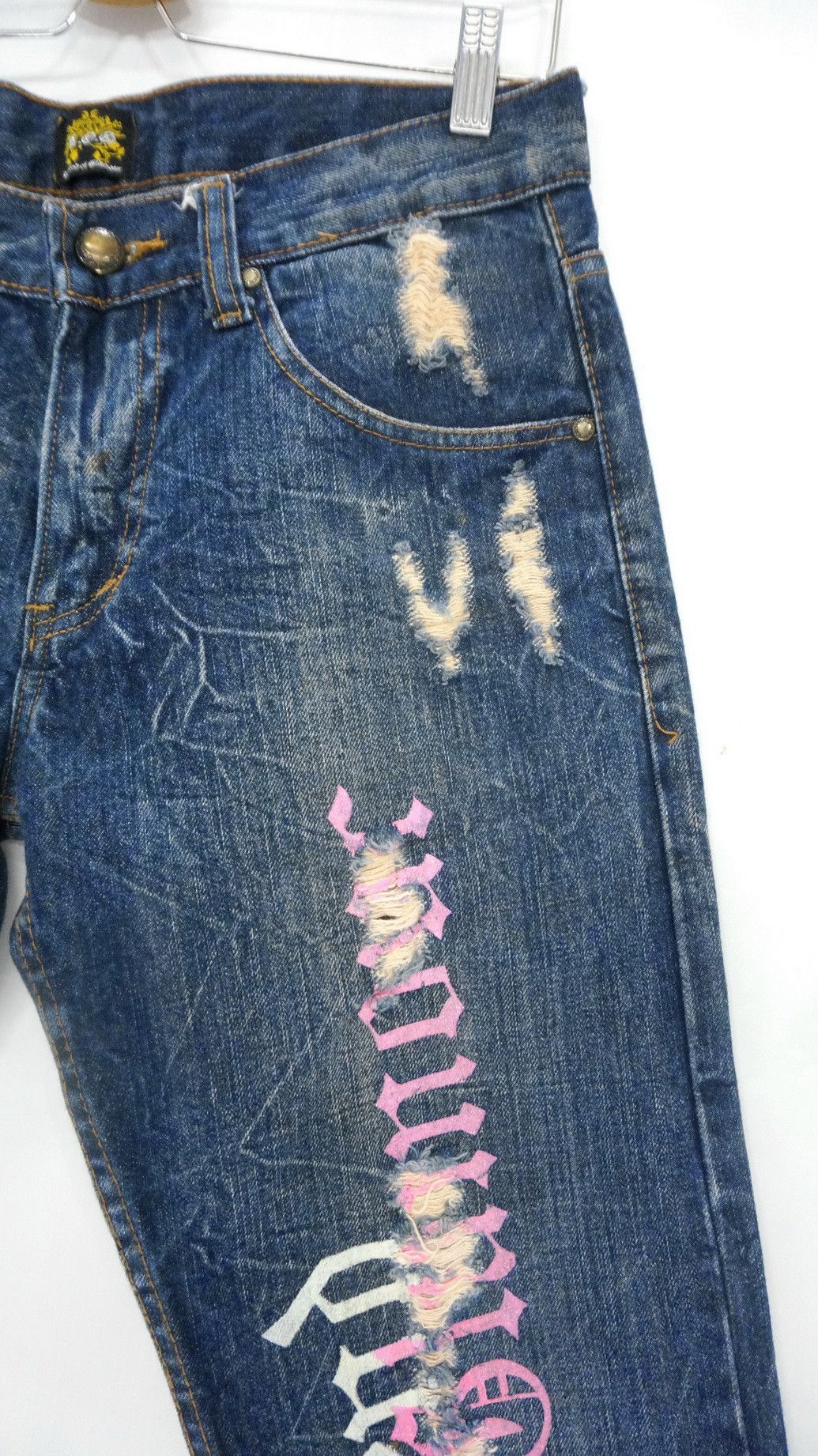 Other Legend of Glamour Wings Distressed Jeans Size US 32 / EU 48 - 5 Thumbnail